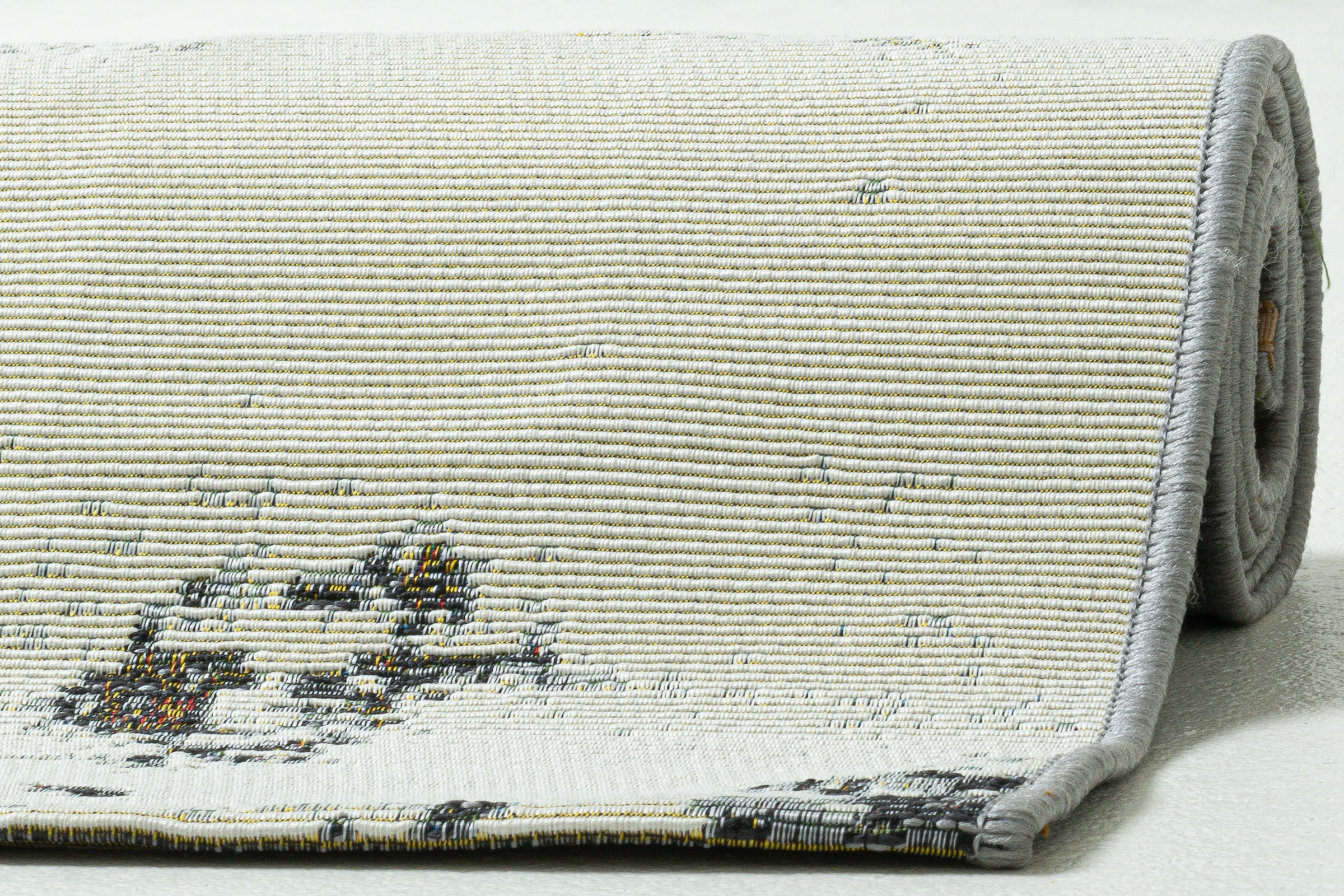 Sansibar Teppich »Rantum Beach SA-028« rechteckig 3 mm Höhe Flachgewebe, modernes Design, Motiv Sylt, In- und Outdoor geeignet