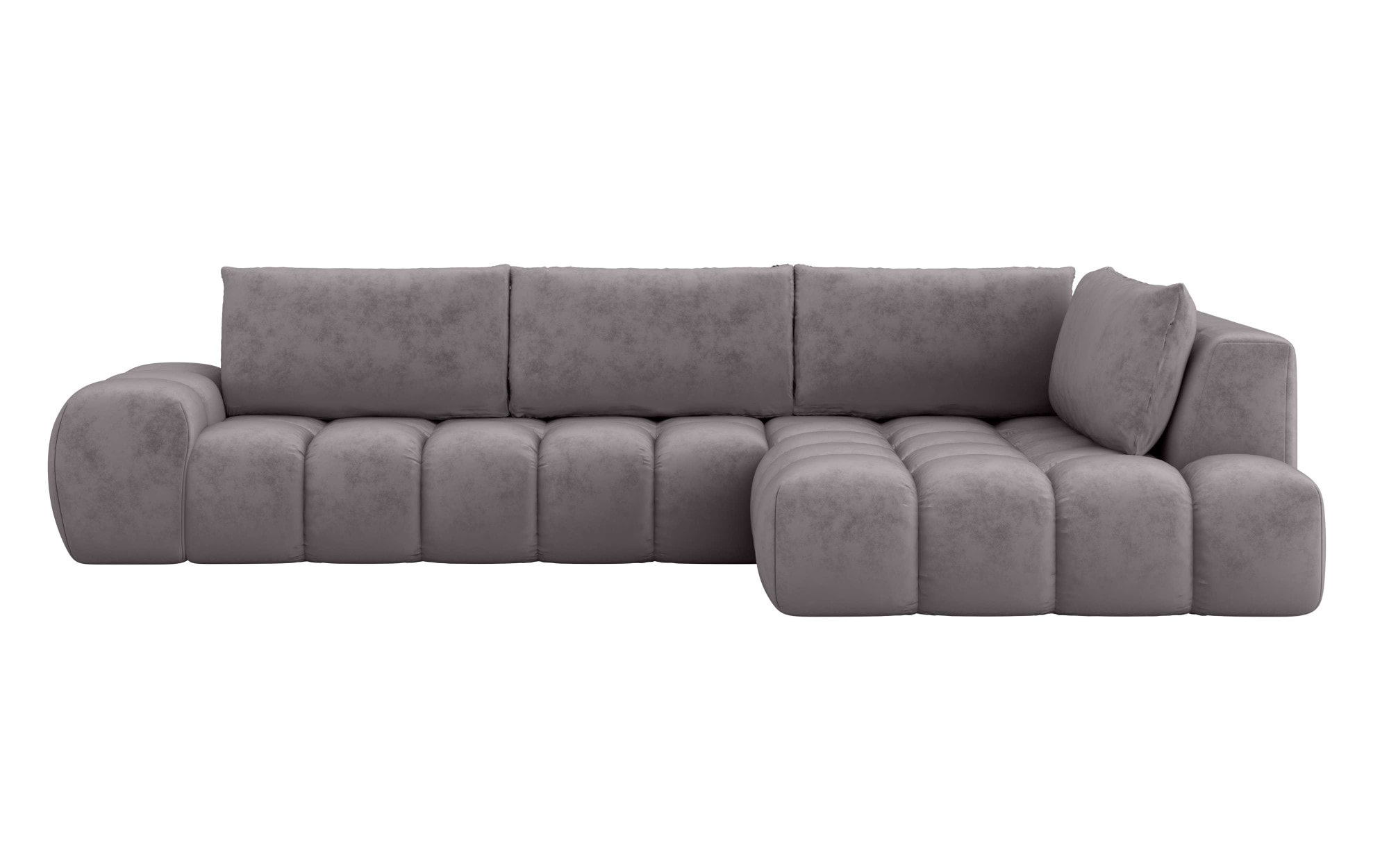INOSIGN Ecksofa »AZITA klein, L-Form, elegant und bequem Designsofa«, lose Rückenkissen, traumhafte Steppung, Maße B/T/H: 296/176,5/89 cm