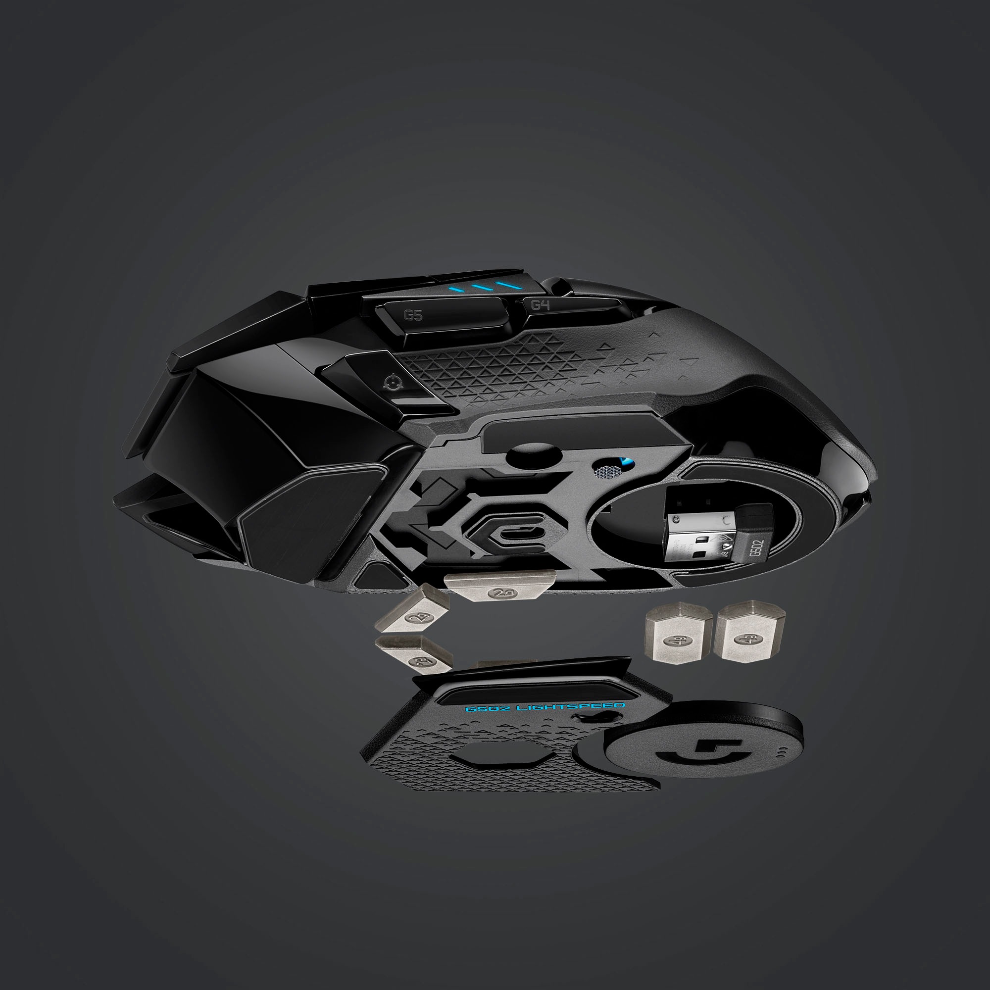 Logitech Maus »G502 LIGHTSPEED«, RF Wireless