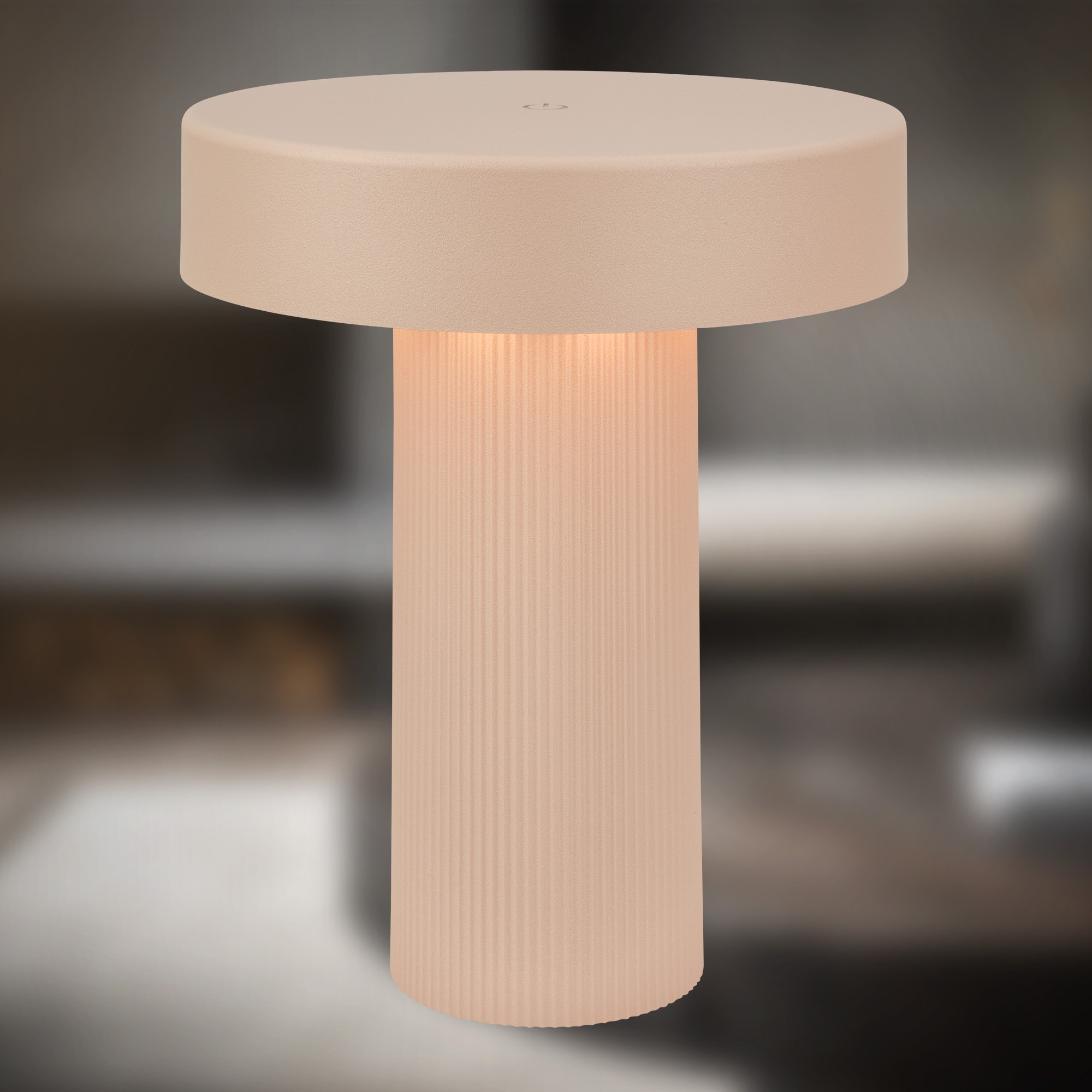 Briloner Leuchten LED Tischleuchte »BITO« LED-Board 1 Stk. Warmweiß 16x20 cm, Akku tauschbar, Indoor/Outdoor, Wohnzimmer, Balkon