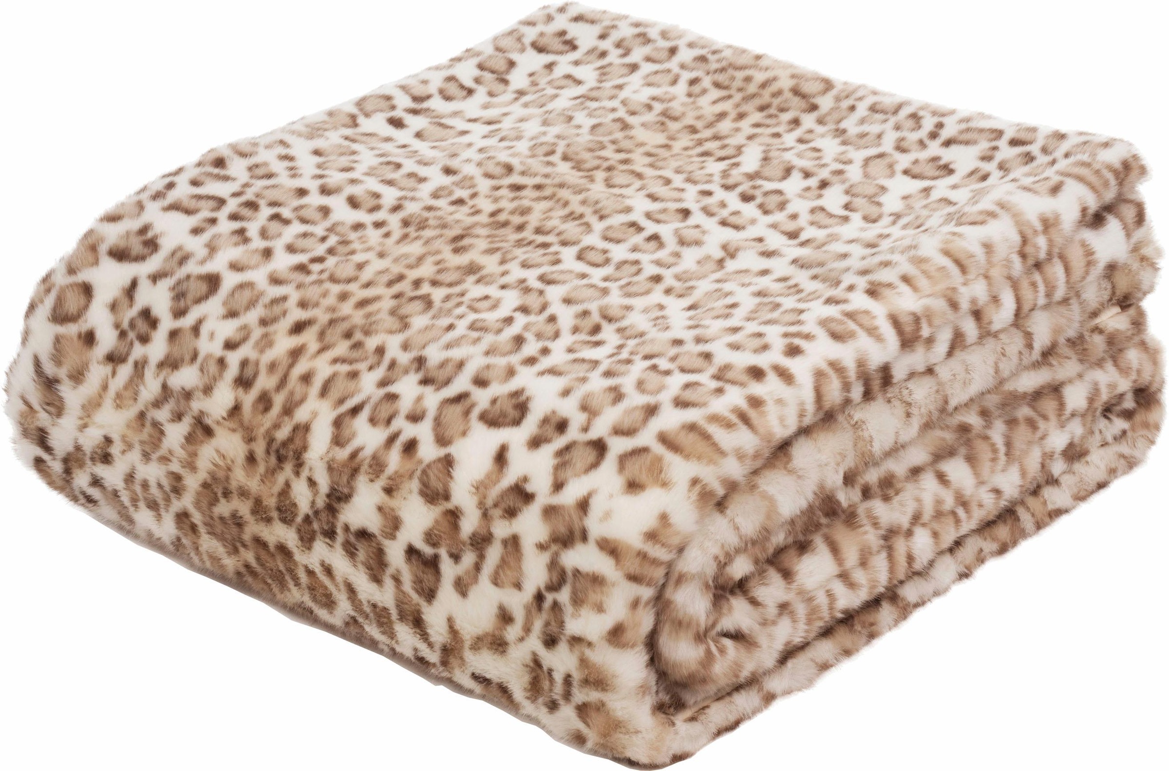 Gözze Wohndecke »Leopard«, mit Leopardenmuster