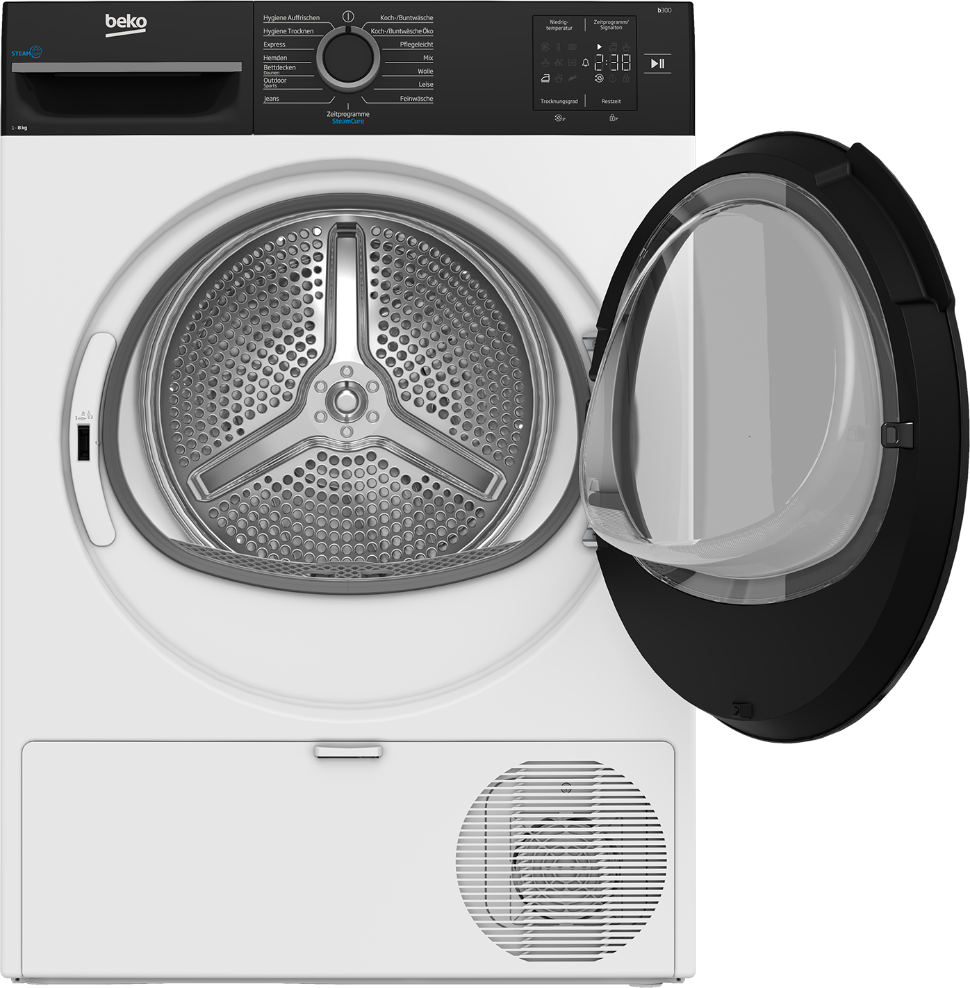 BEKO Wärmepumpentrockner »BM3T38240W« AquaWave bewegt die Wäsche wellenförmig und besonders schonend.