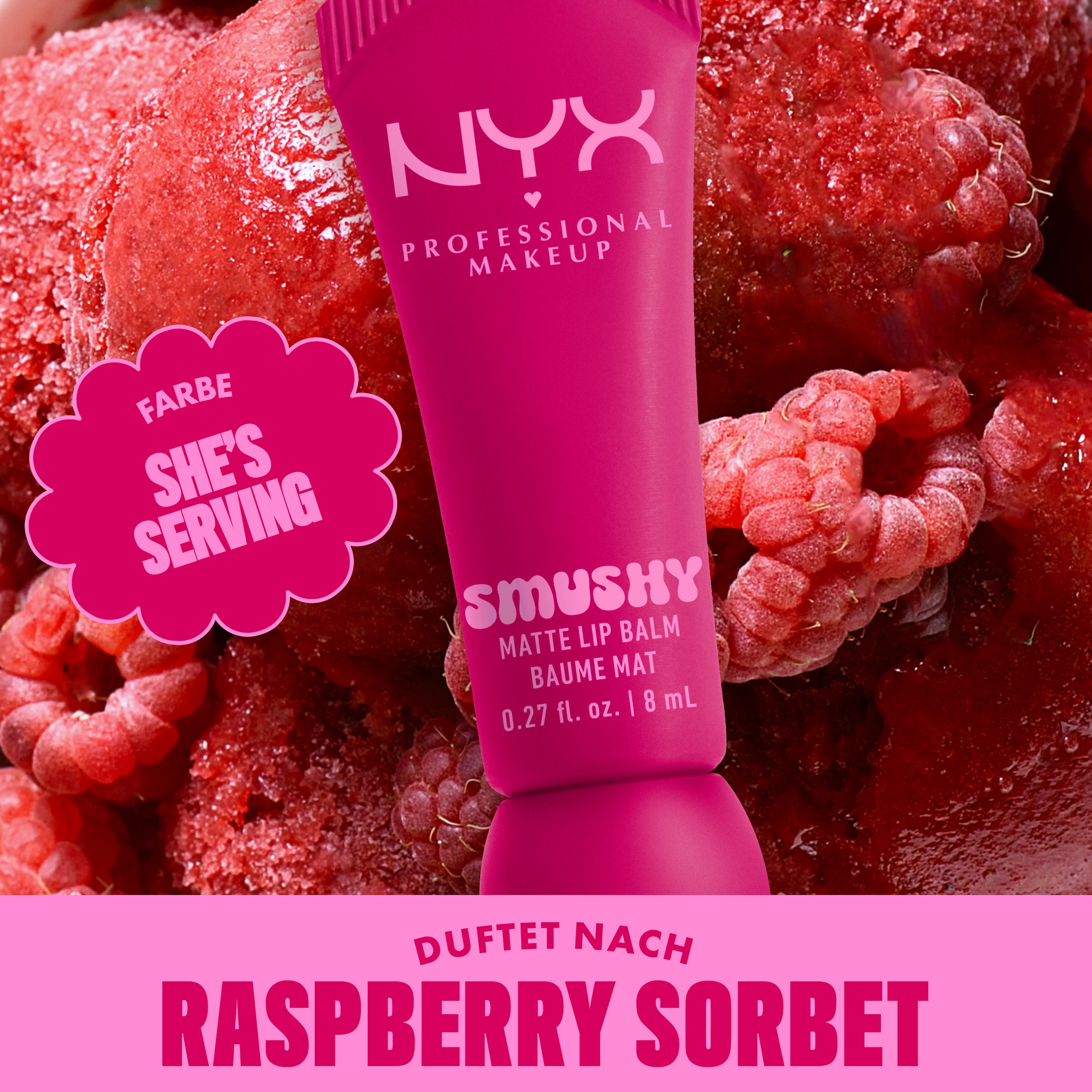 NYX Lippenbalsam »NYX Professional Makeup Smushy Matte Lip Balm«