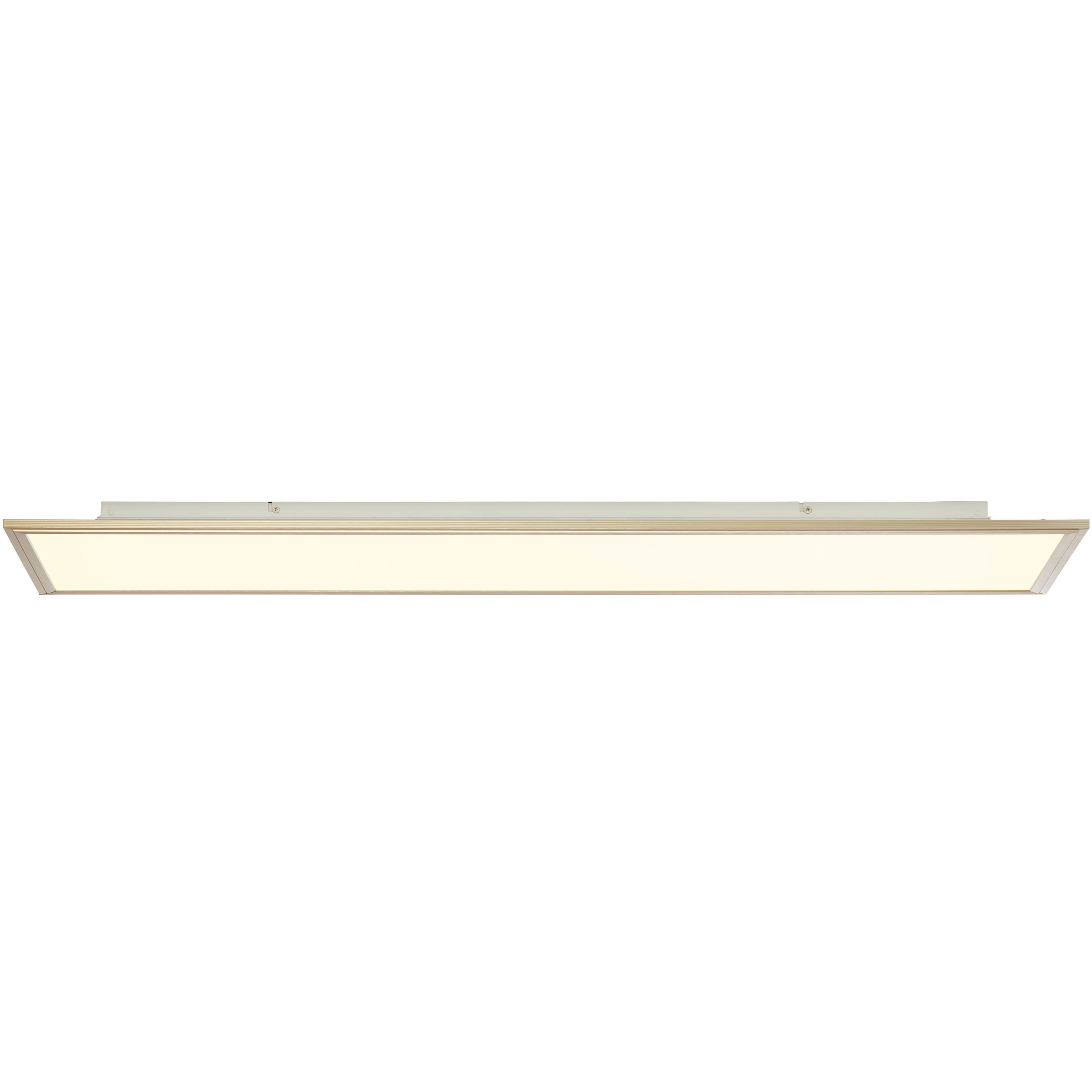 Brilliant Leuchten Flat RGB LED Deckenaufbau-Paneel 120x30cm nickel eloxiert/weiß