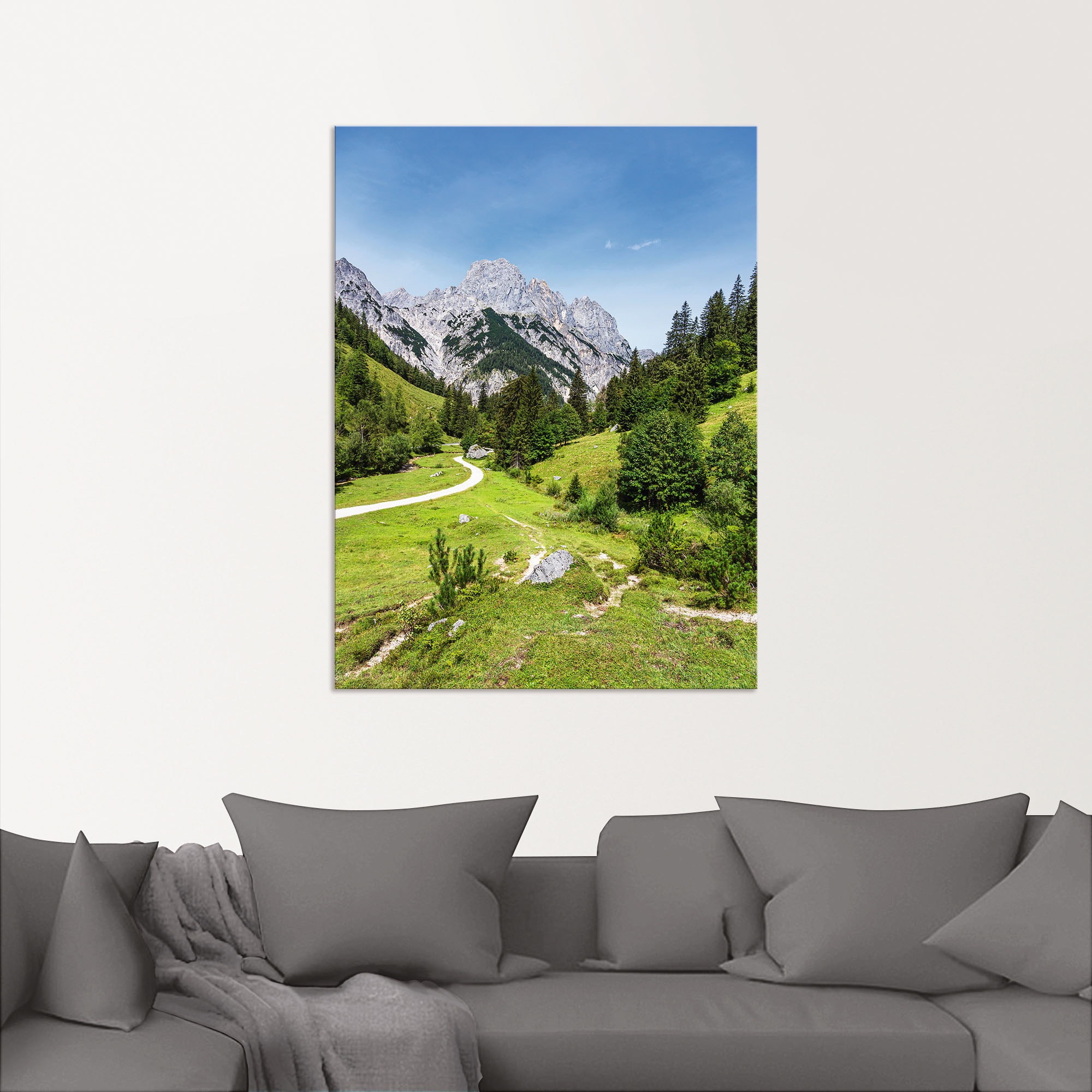 Artland Wandbild »Bindalm im Berchtesgadener Land Bayern«, Berge & Alpenbilder, (1 St.), als Alubild, Outdoorbild, Poster, Wandaufkleber in verschied. Größen