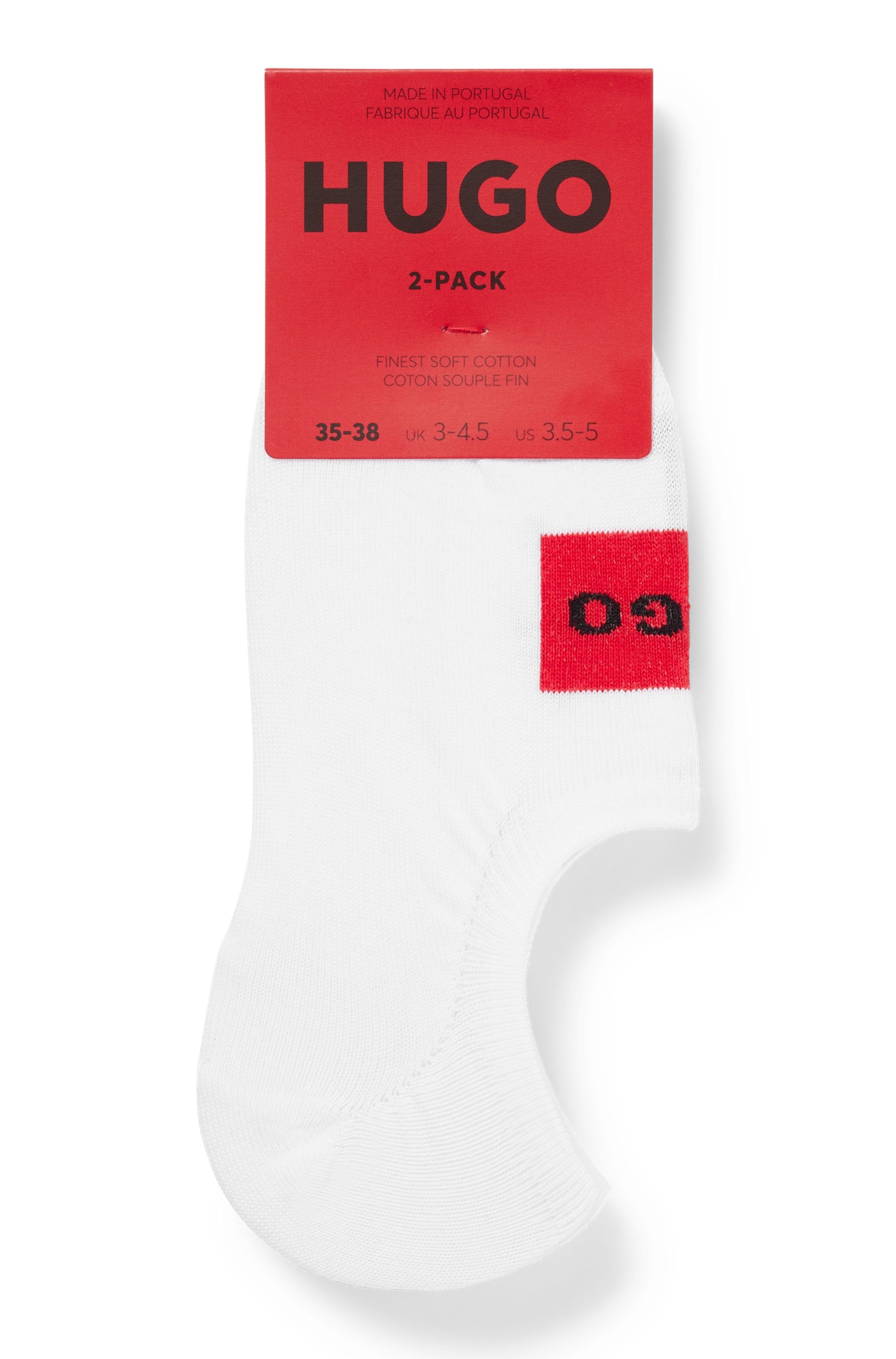 HUGO Underwear Freizeitsocken »2P LOW CUT LABEL CC W«, (2 Paar)