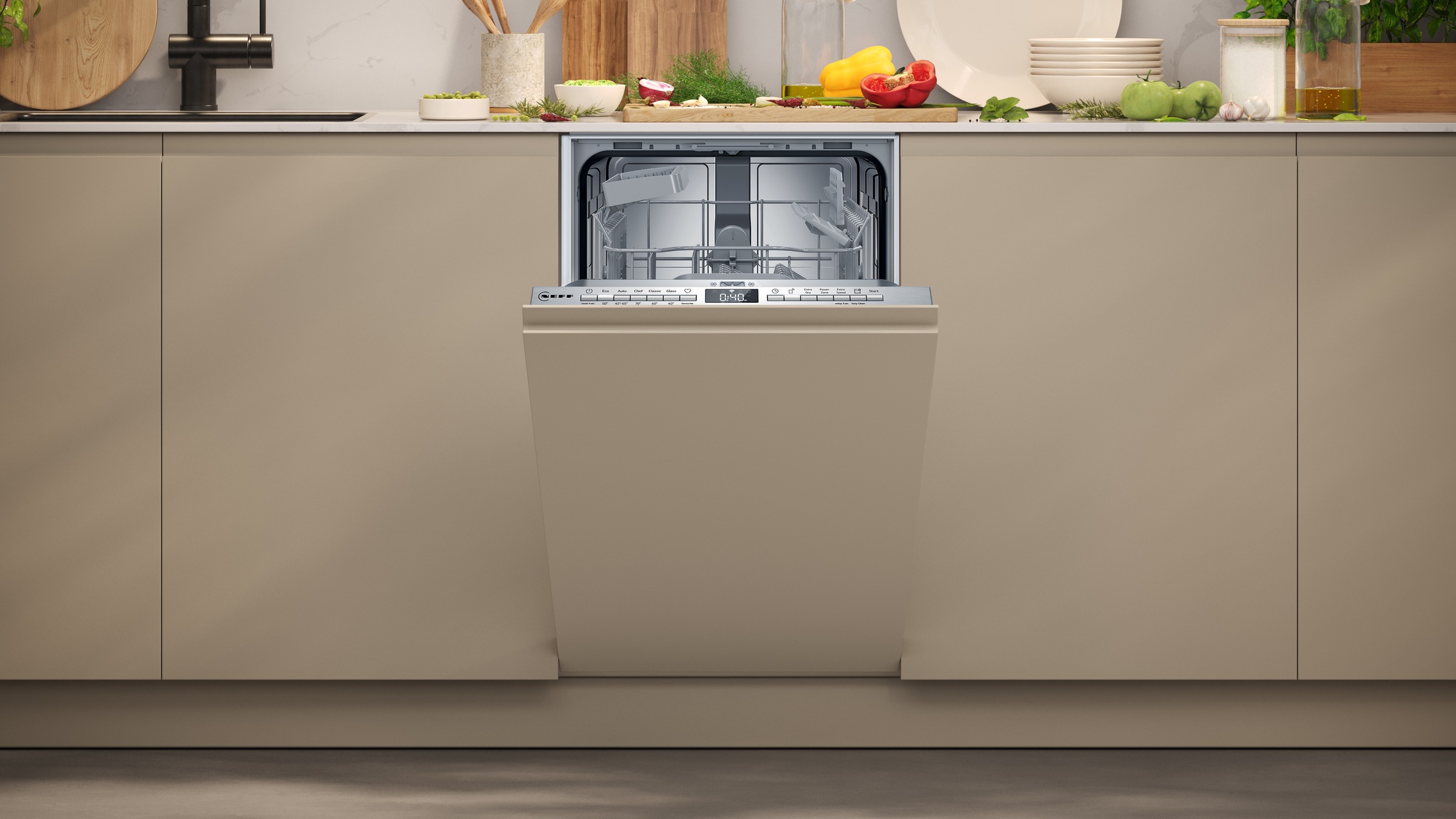 NEFF vollintegrierbarer Geschirrspüler »S853HKX20E«, 10 Maßgedecke, mit Rack Matic