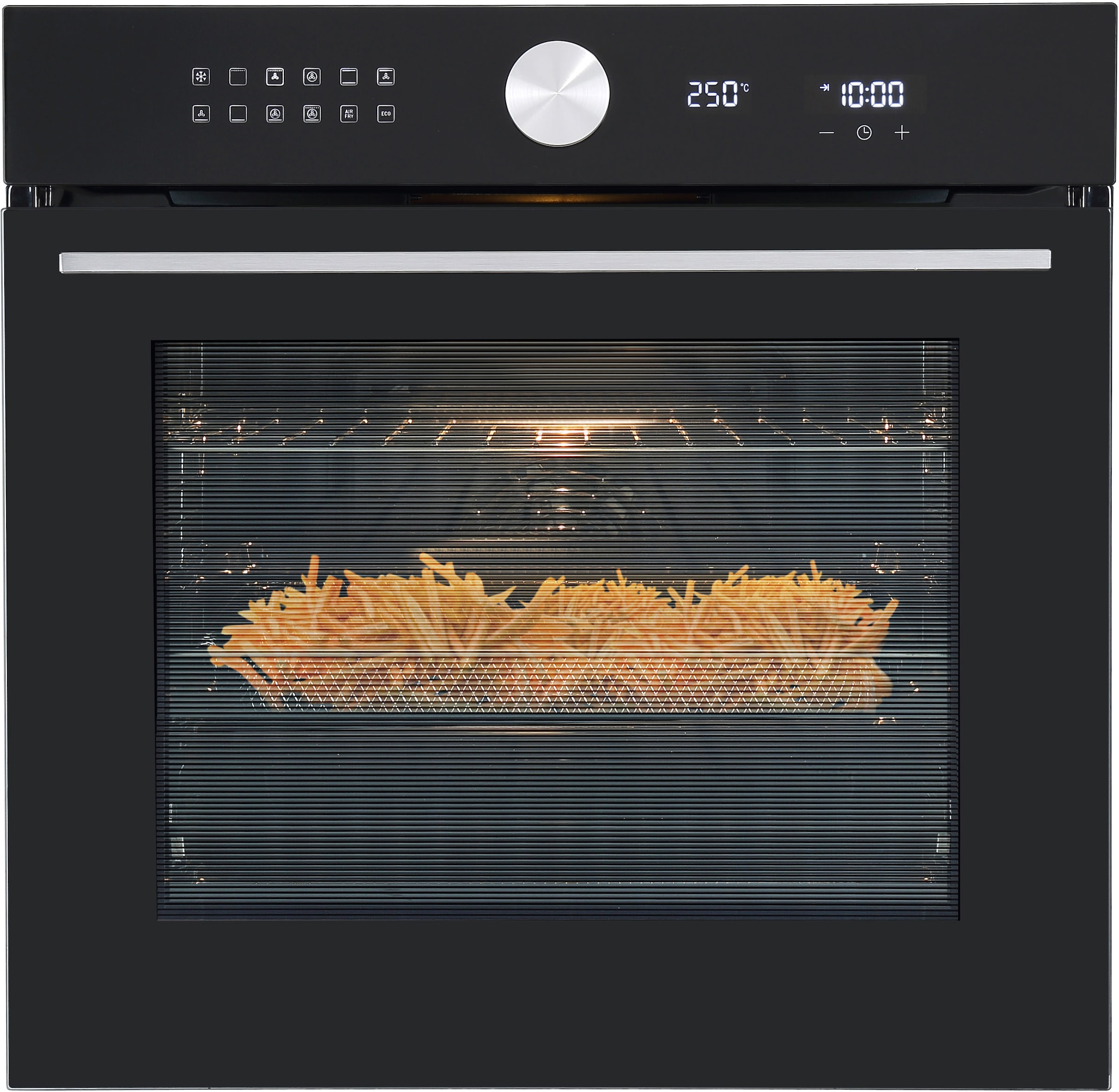 Hanseatic Einbaubackofen  »HBO7212FA1«, AirFry-Funktion – die gesündere Alternative zur Fritteuse