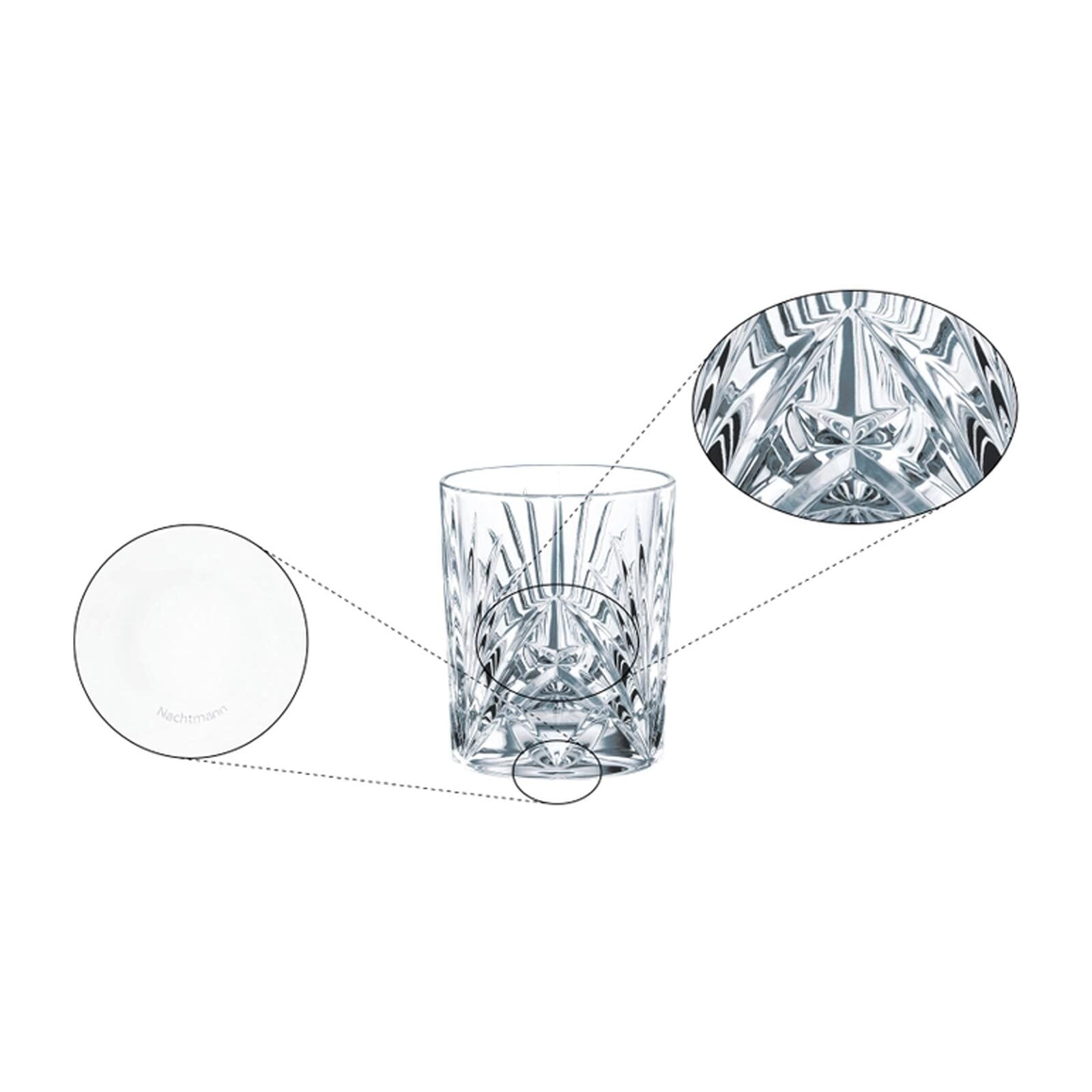 Nachtmann Whiskyglas »Whiskytumbler Palais 304 ml 6er Set transparent«