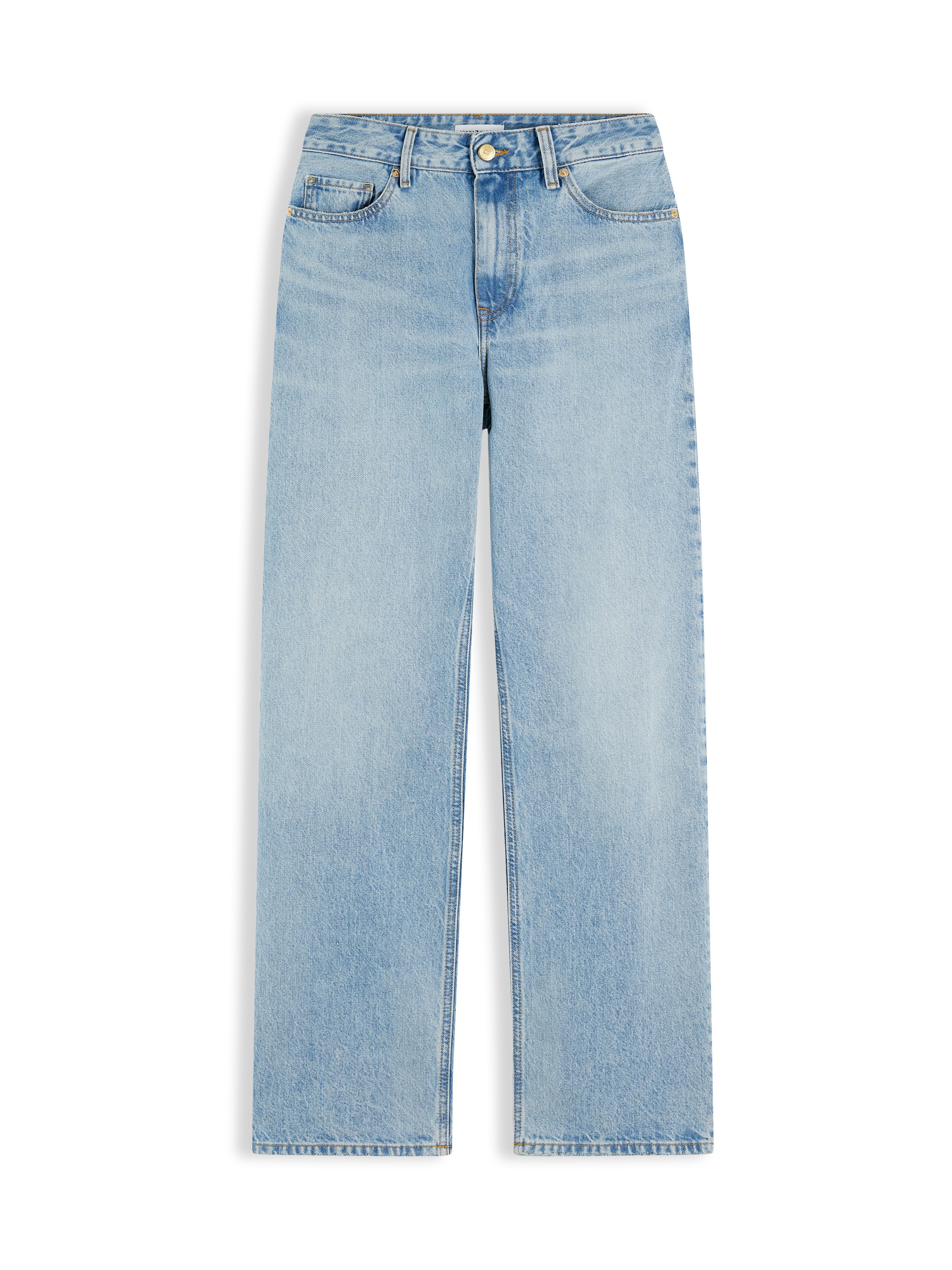 Tommy Hilfiger Straight-Jeans »LOOSE STRAIGHT CAM RW« Baumwolle, straight fit, regular waist