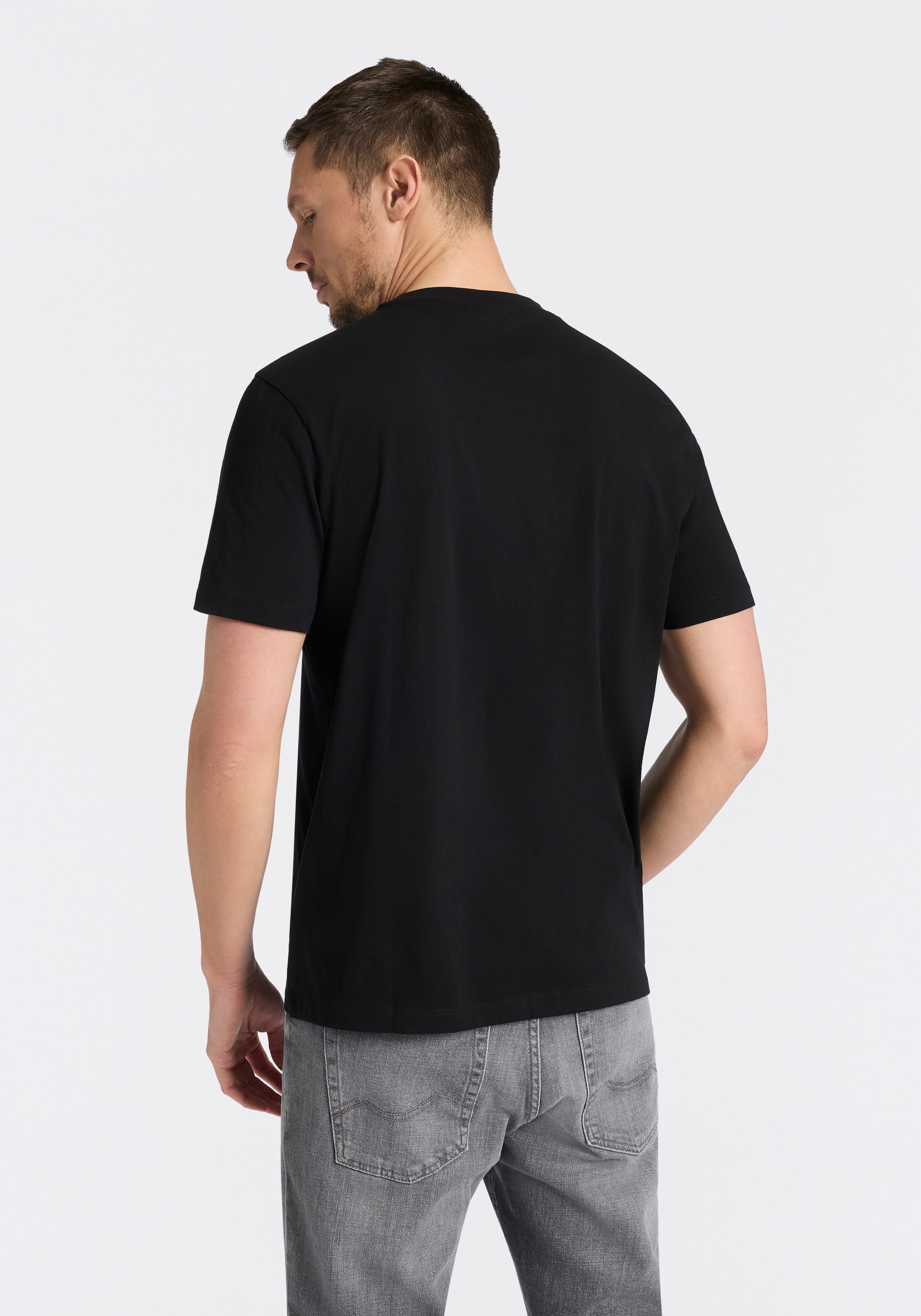 HUGO T-Shirt »Dulive« Rundhalsausschnitt, Regular Fit, Basic Must Have, HUGO Logo Gummidruck