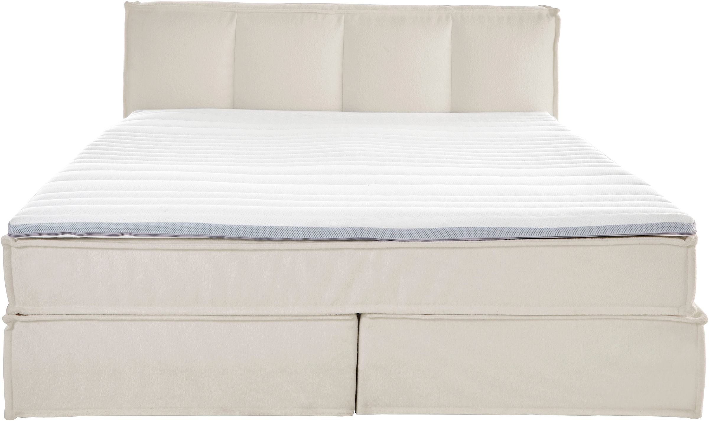 LeGer Home by Lena Gercke »Addyson« Härtegrade H2, H3 und H4 wählbar,  Boxspringbett inkl. Topper, 2 Matratzen