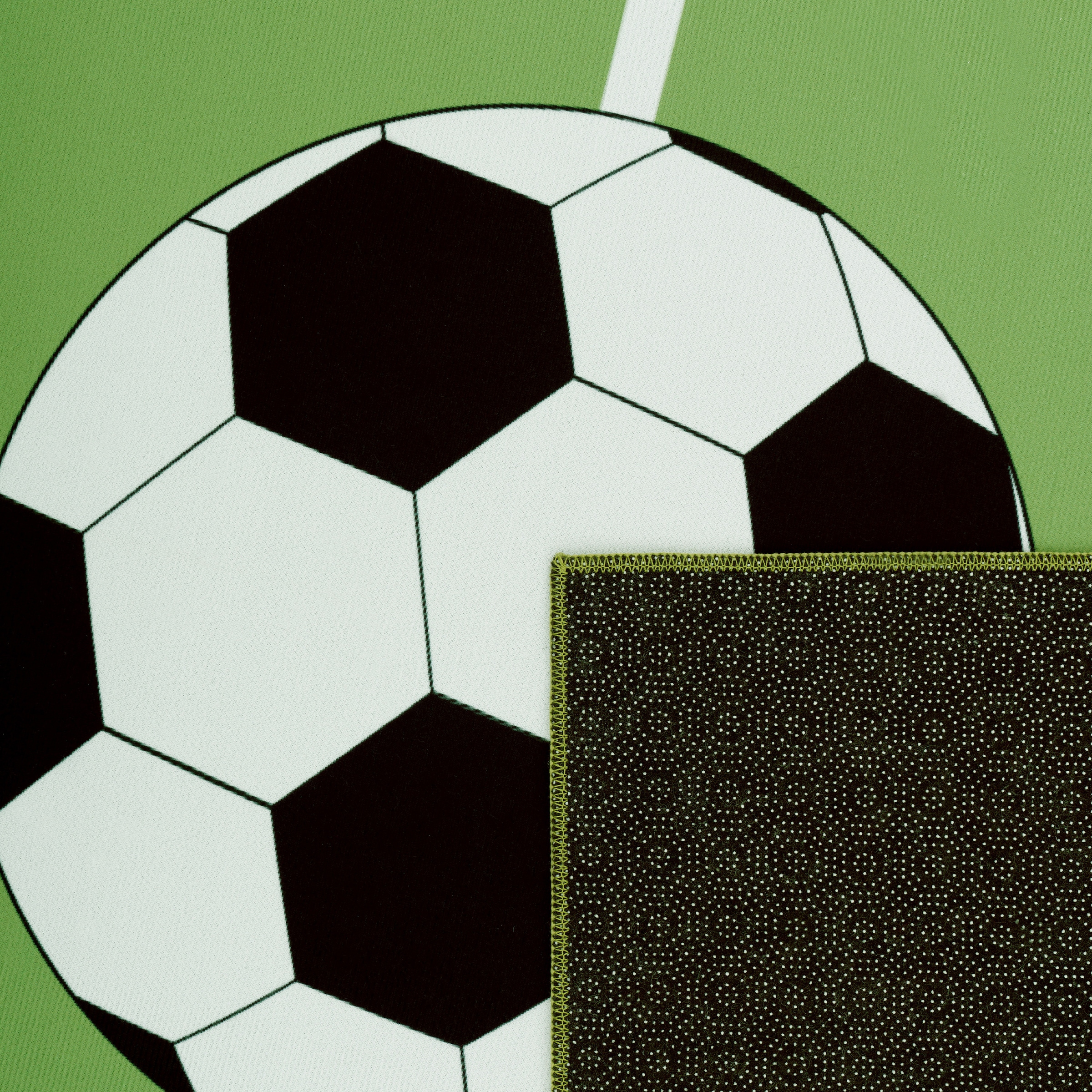 Paco Home Kinderteppich »Bino 568«, rechteckig, 4 mm Höhe, Kurzflor, Spiel-Teppich, Motiv Fußballfeld, Kinderzimmer
