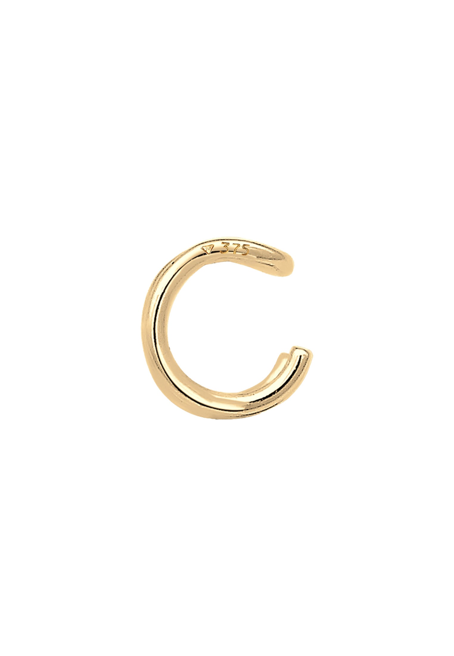 Elli Premium Ohrklemme »Ohrringe Earcuff Single Geo Basic Trend 375 Gelbgold«