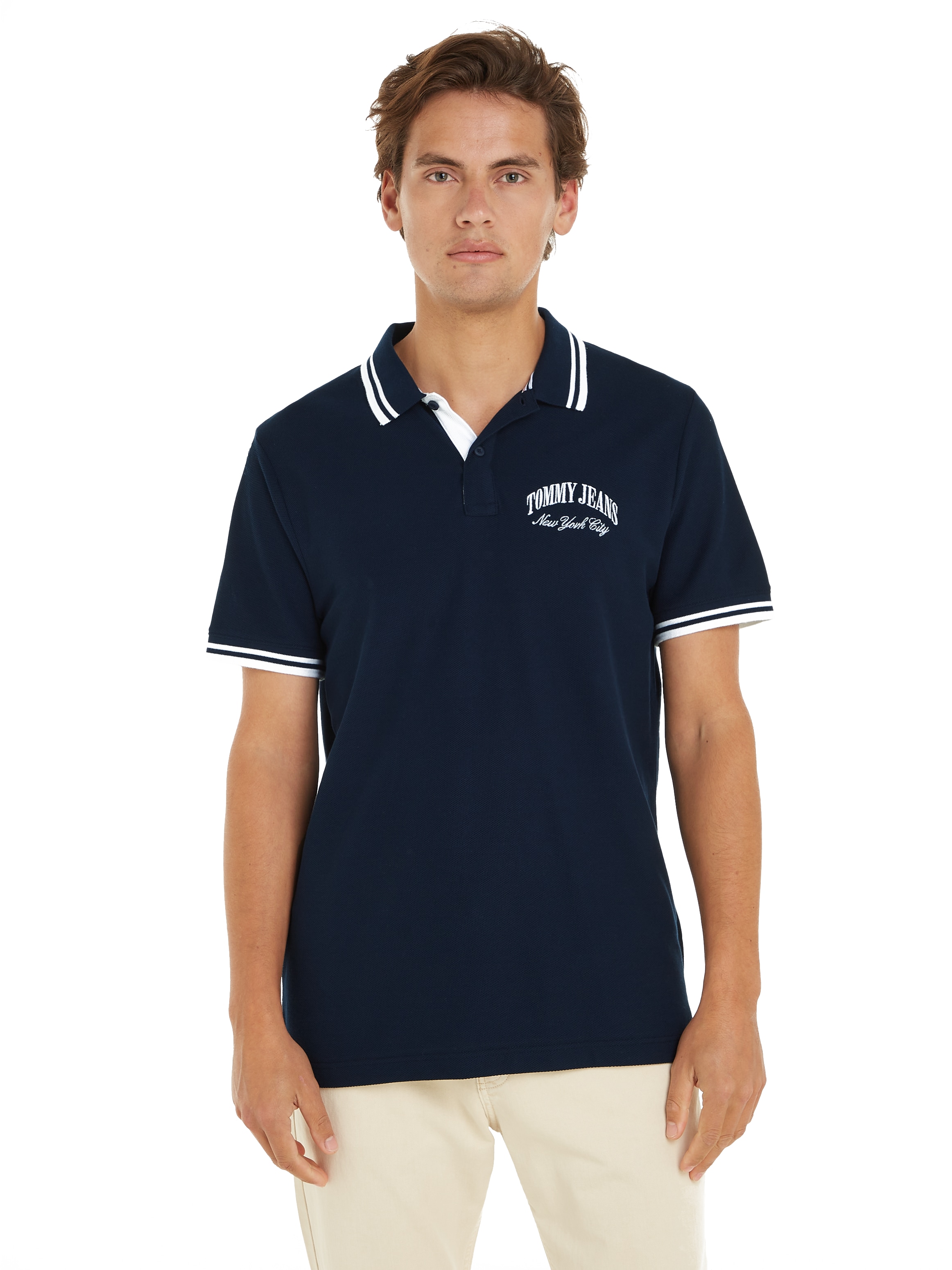 Poloshirt »TJM REG TIPPING POLO«, mit kontrastfarbenen Details