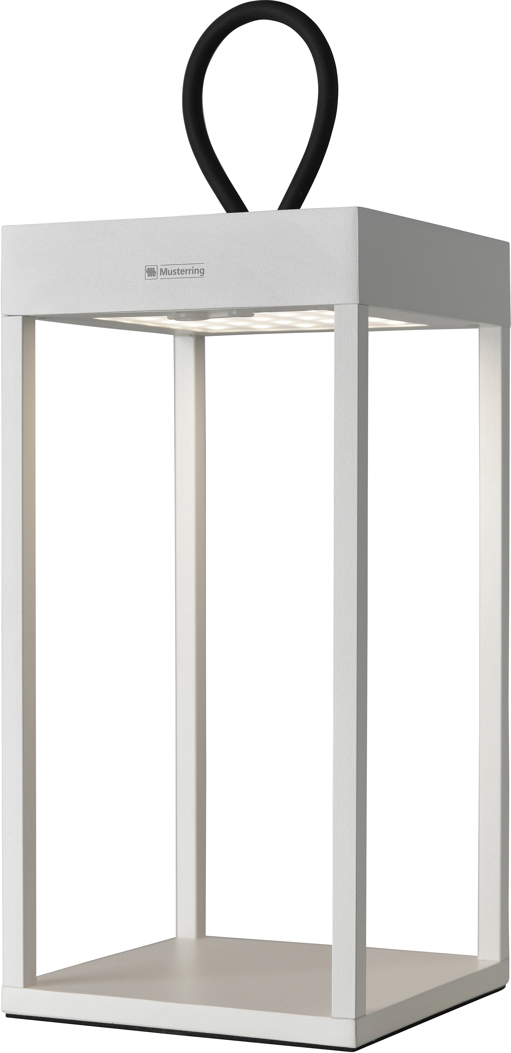 Musterring LED Außen-Tischleuchte »Grace« LED-Modul 1 Stk. Warmweiß Akkubetrieben in weiß, Größe Höhe: 30 cm