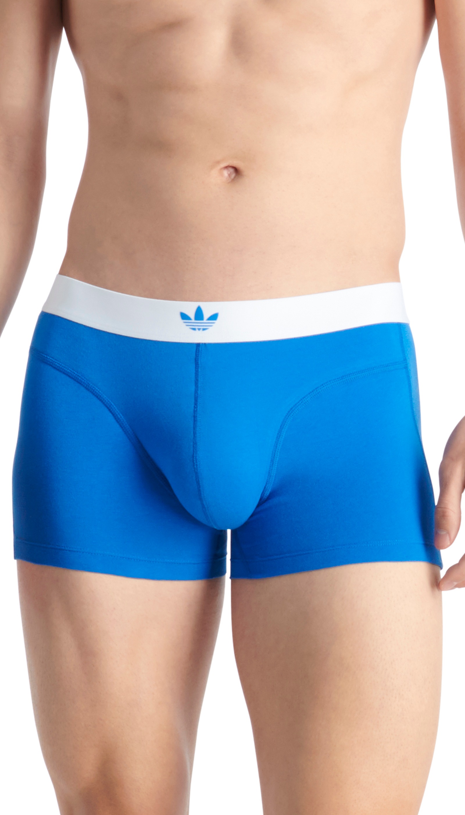 adidas Originals Trunk »Comfort Flex Cotton Body Lines«, (2er Pack), mit kontrastfarbenem Markengummi-Bund