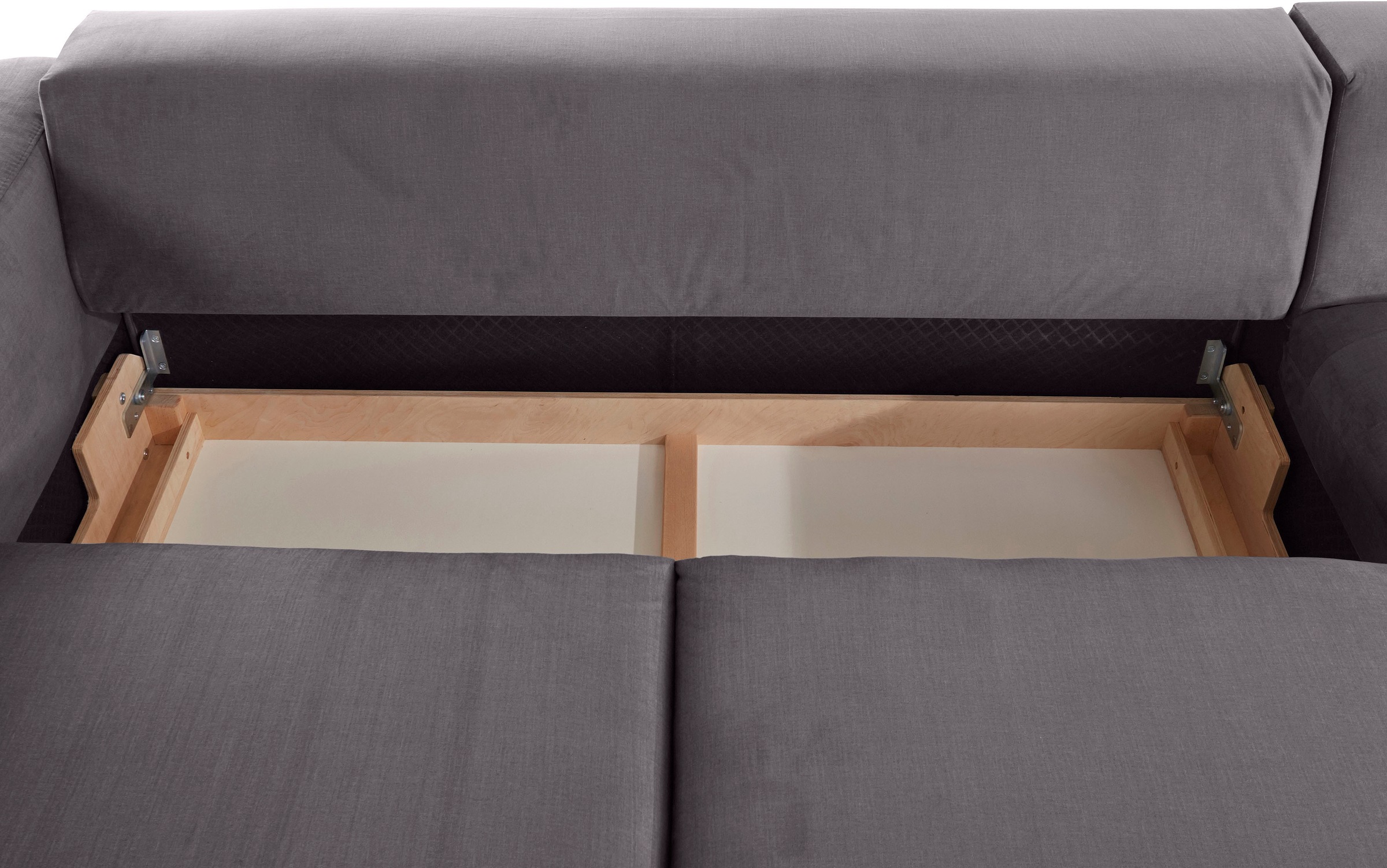 Places of Style Ecksofa »Bloomfield, bequem und elegant, L-Form«, wahlweise mit Bettfunktion und Bettkasten