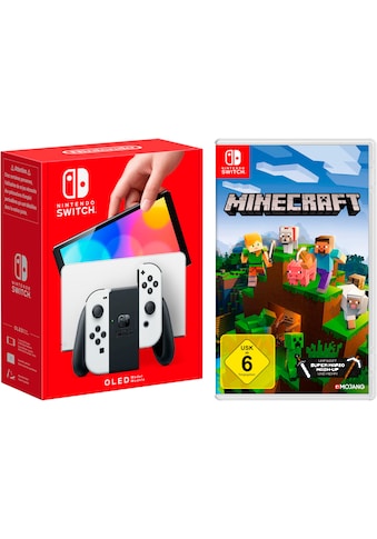 Spielekonsole »Switch OLED + Minecraft«