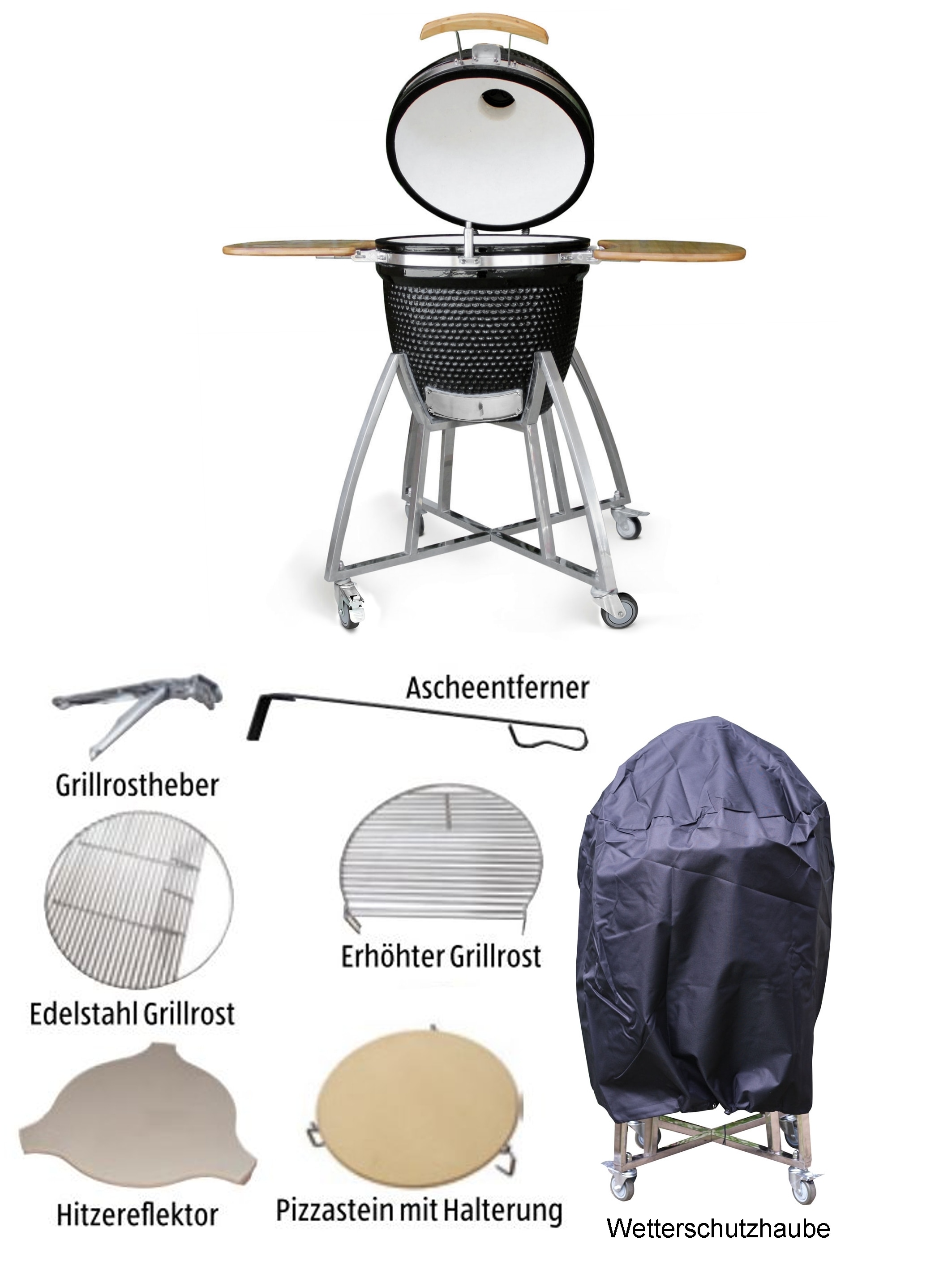 Buschbeck Keramikgrill »Kamado«, BxTxH: 130x72x121 cm