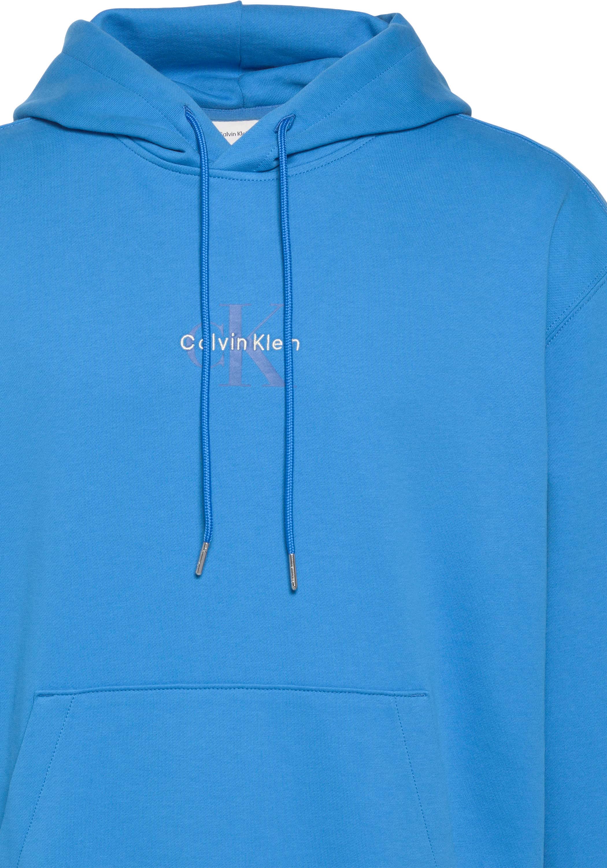 Calvin Klein Jeans Sweatshirt »LS EU 350TERRY MICRO MONOLOGO HO«, Kapuze, regular fit
