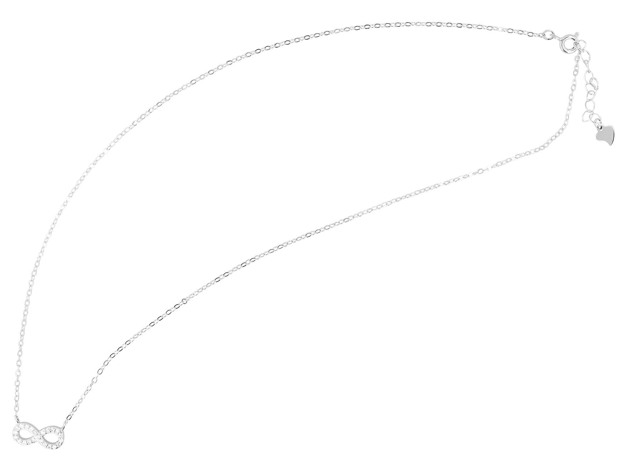 Adelia´s Kettenanhänger »Damen Anhänger ¿ Unendlichkeitszeichen Anhänger aus 925 Silber mit Zirkonia«