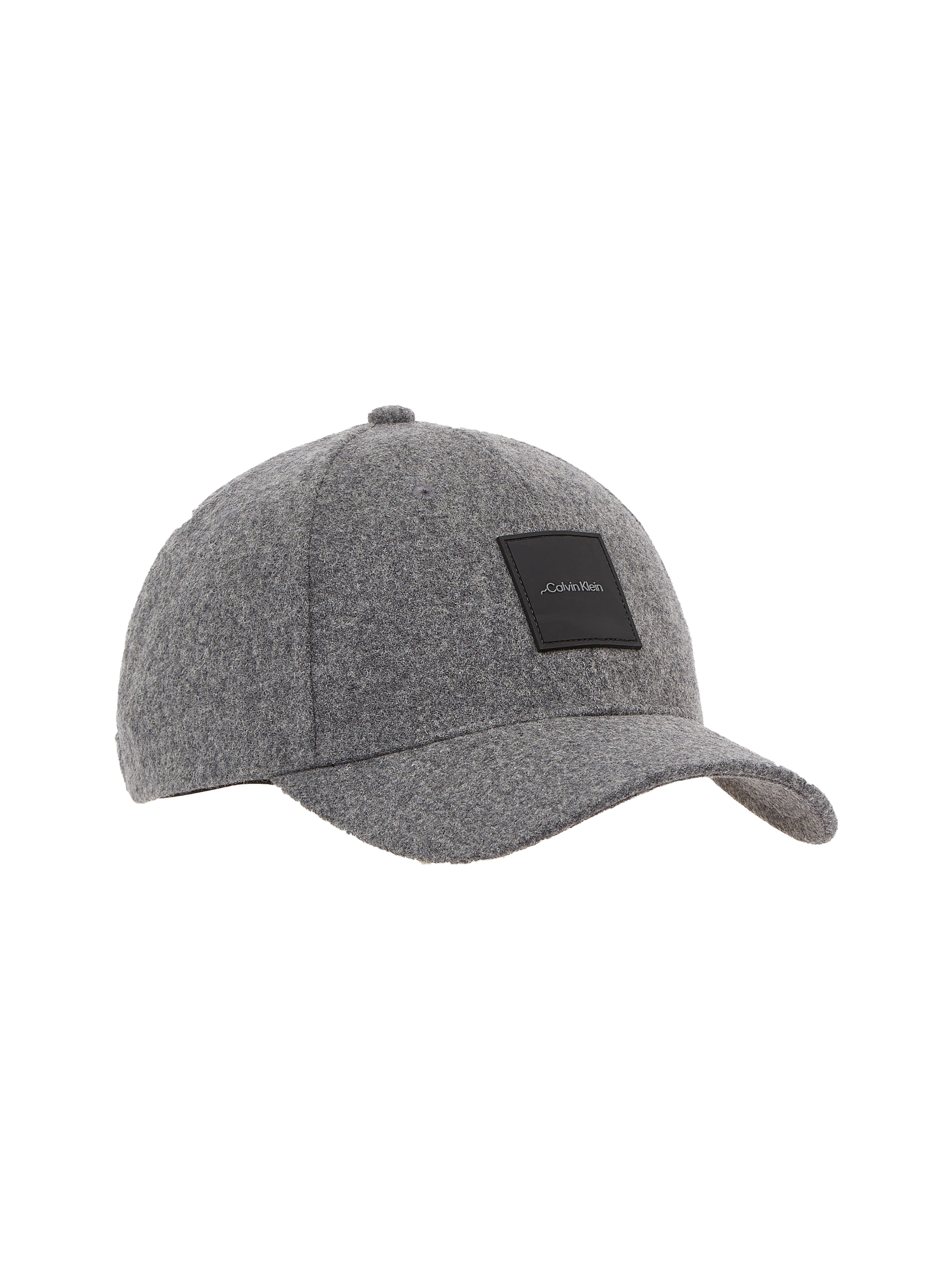 Calvin Klein Baseball Cap »WOOL BB CAP«, mit Logopatch aus Leder