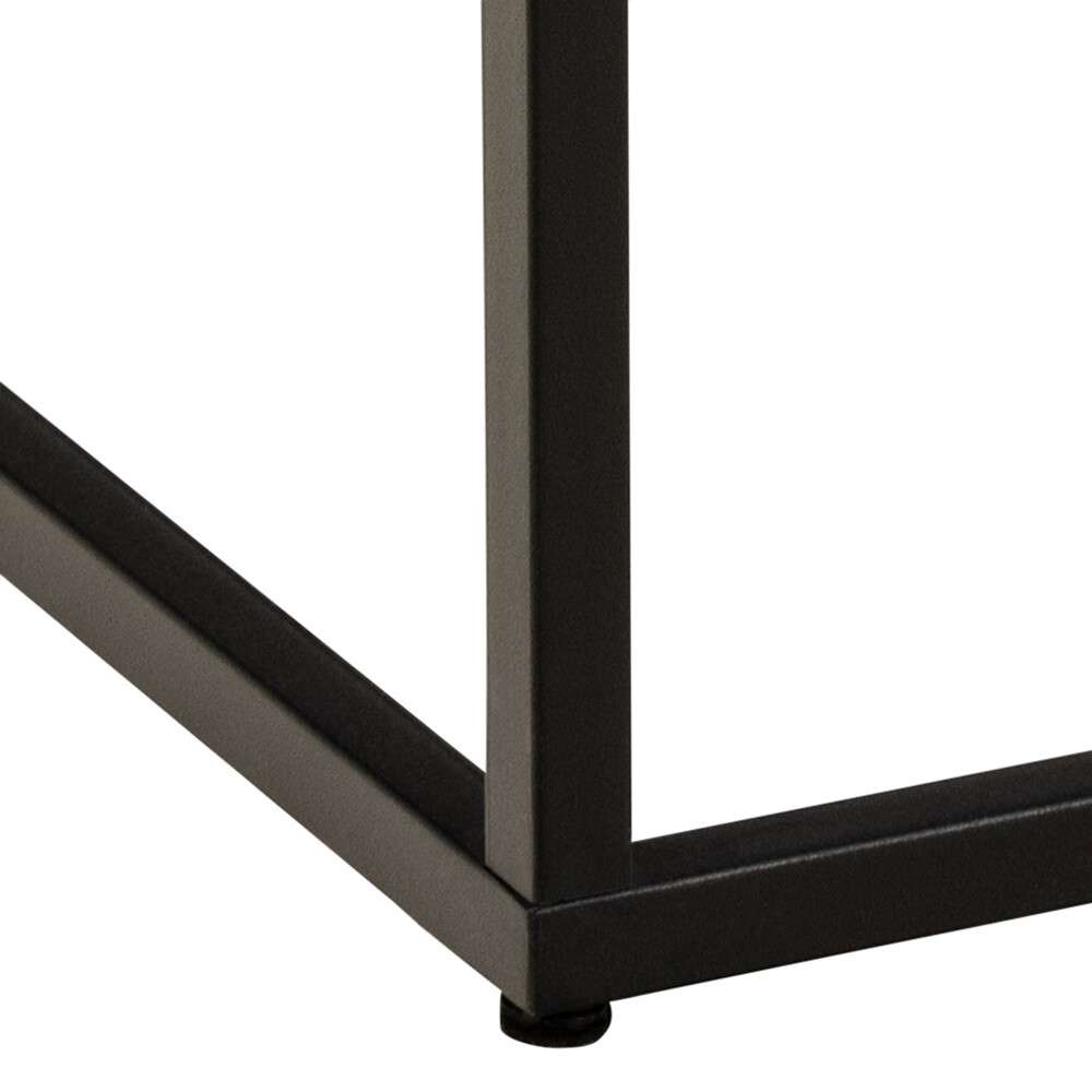 ACTONA GROUP Beistelltisch »Barossa«, Steinoptik, schwarze Stahlbeine