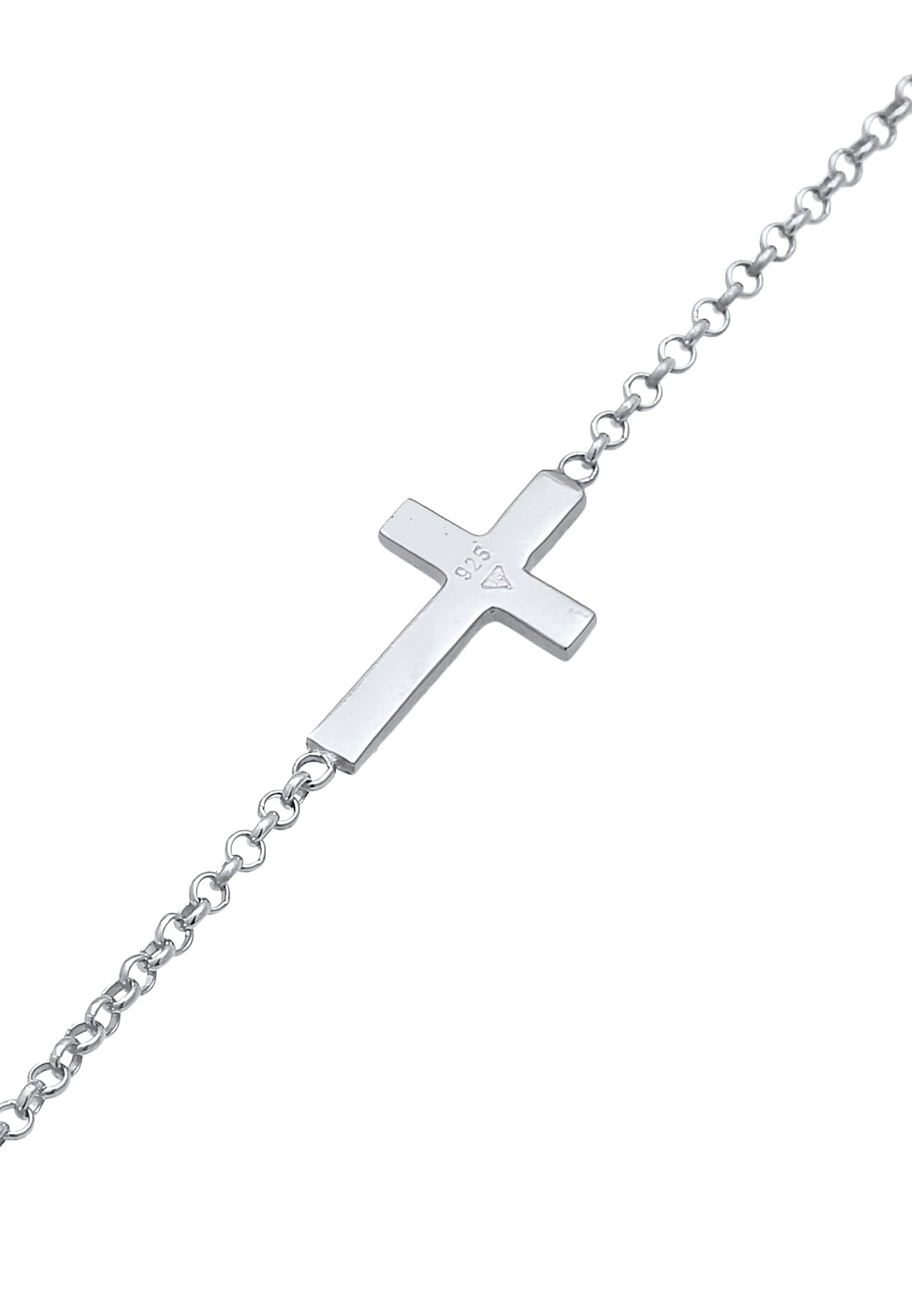 Elli Ohrring und Ketten Set »Schmuckset Kreuz Symbol Armband Ohrstecker Set 925 Silber«