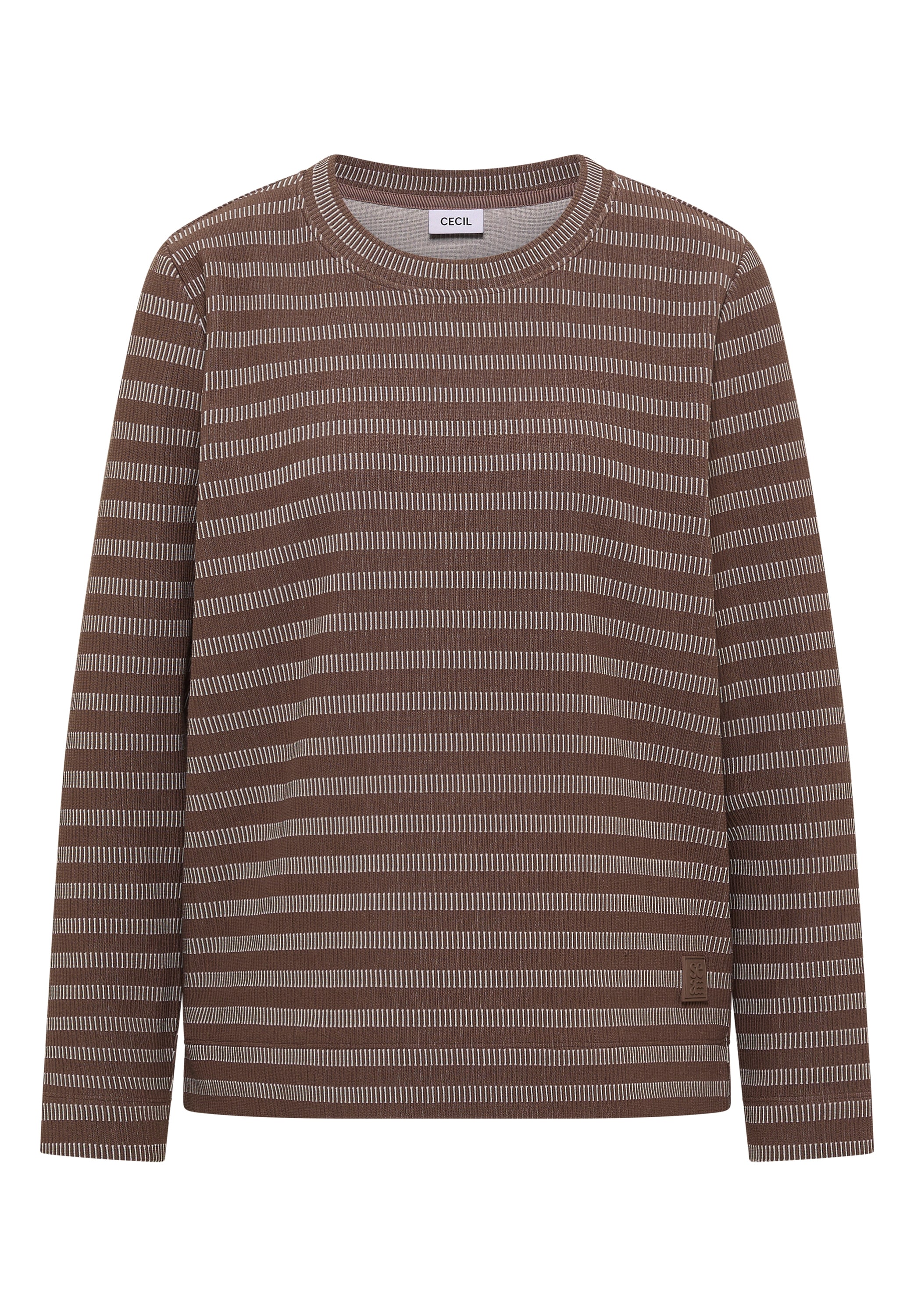 Cecil Langarmshirt im Streifen-Look