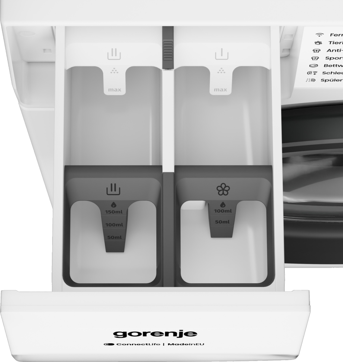 GORENJE Waschmaschine G400 »W5G414A4P1« 10 kg 1400 U/min 40% besser als Energieklasse A, Trommelreinigungsprogramm