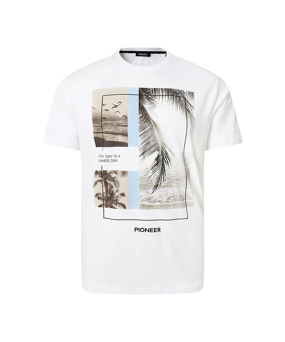 Pioneer Authentic Jeans T-Shirt »RH T-Shirt front Print« mit Print