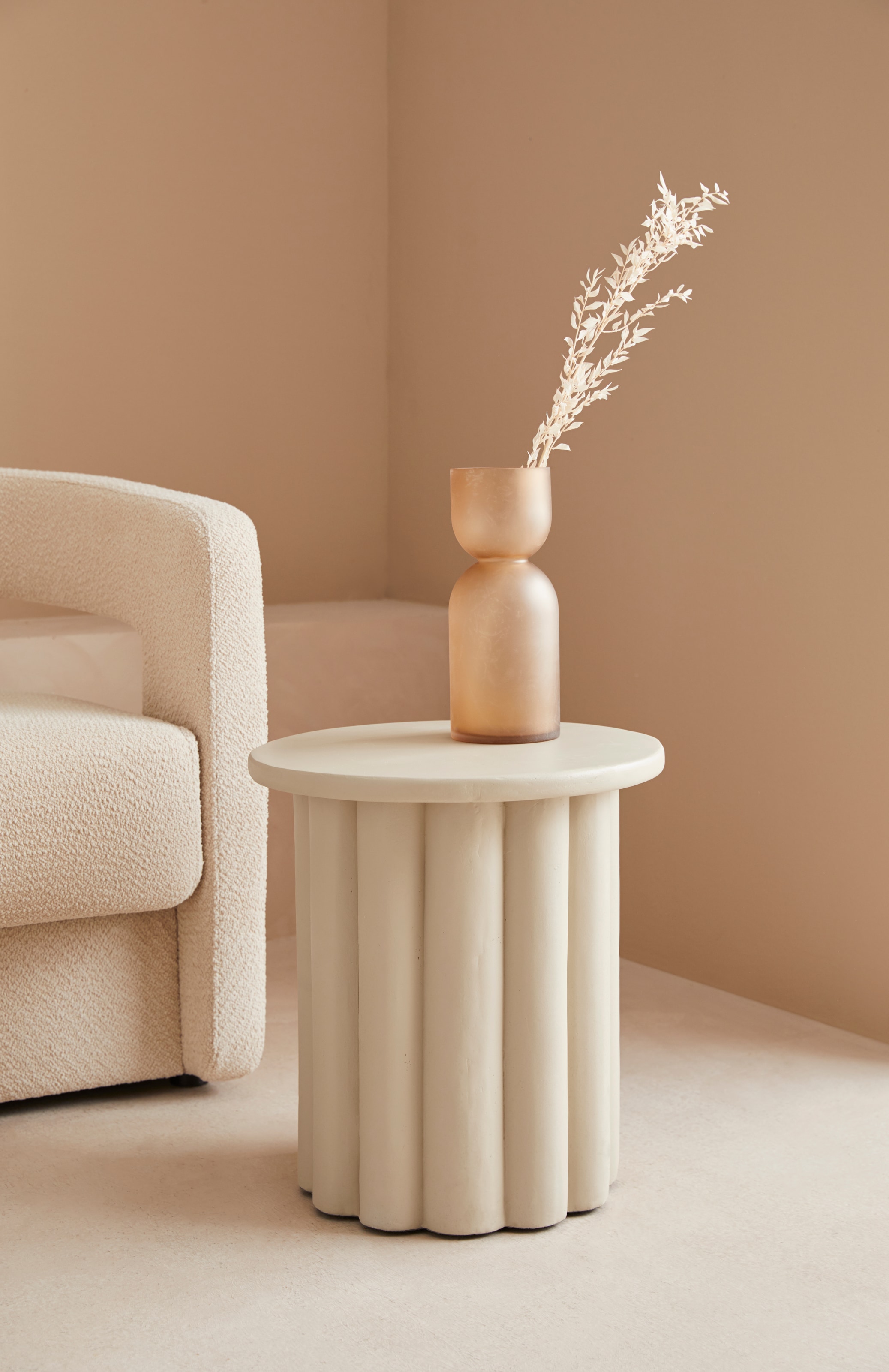 LeGer Home by Lena Gercke Beistelltisch »Zena«, in Betonoptik, moderne Form