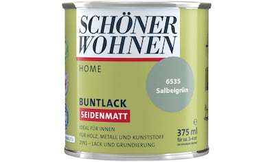 SCHÖNER WOHNEN-Kollektion Lack »Home«, (1), seidenmatt, 375 ml, salbeigrün kaufen