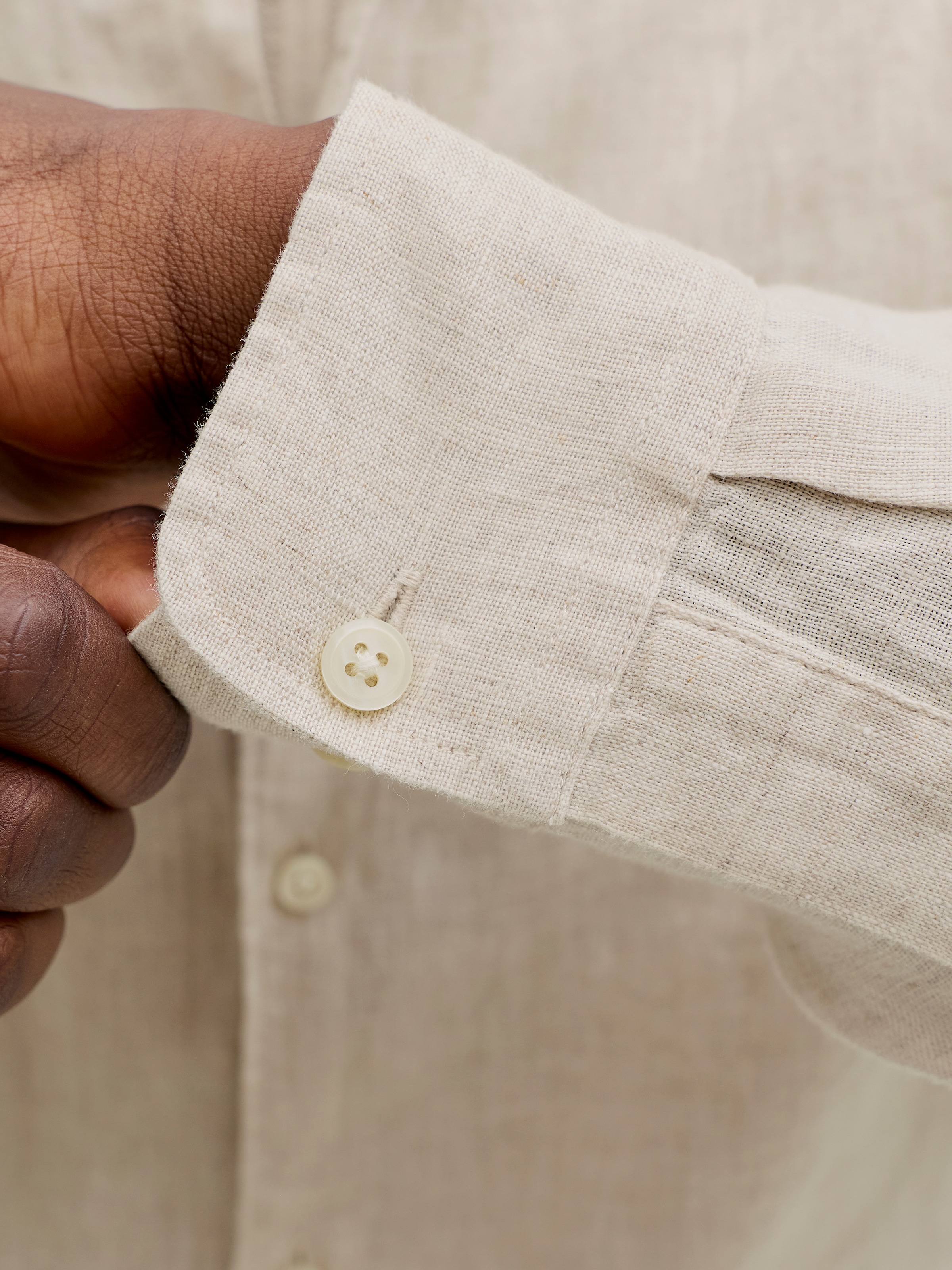 Jack & Jones Langarmhemd »JPRBLALAWRENCE LINEN LS SHIRT SN«
