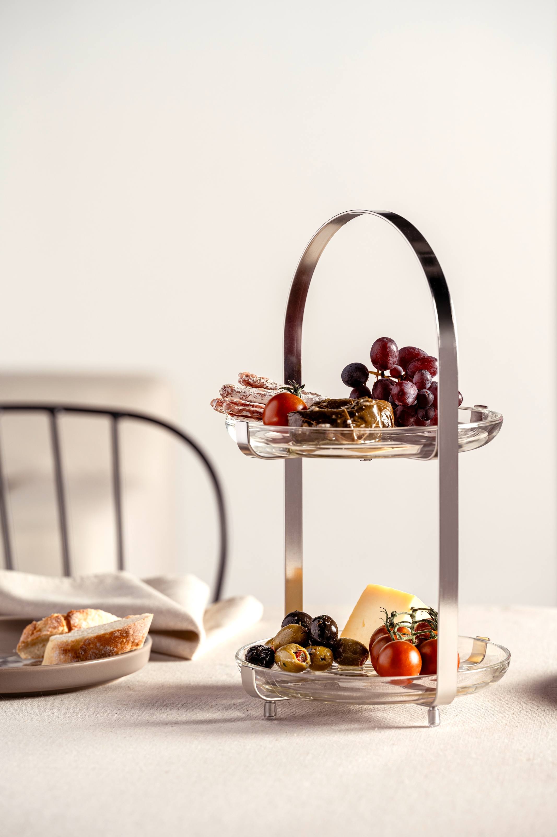 LEONARDO Etagere »CUCINA, 2 stufig - Höhe 32 cm« Servieretagere mehrstöckig, zum Servieren und Präsentieren