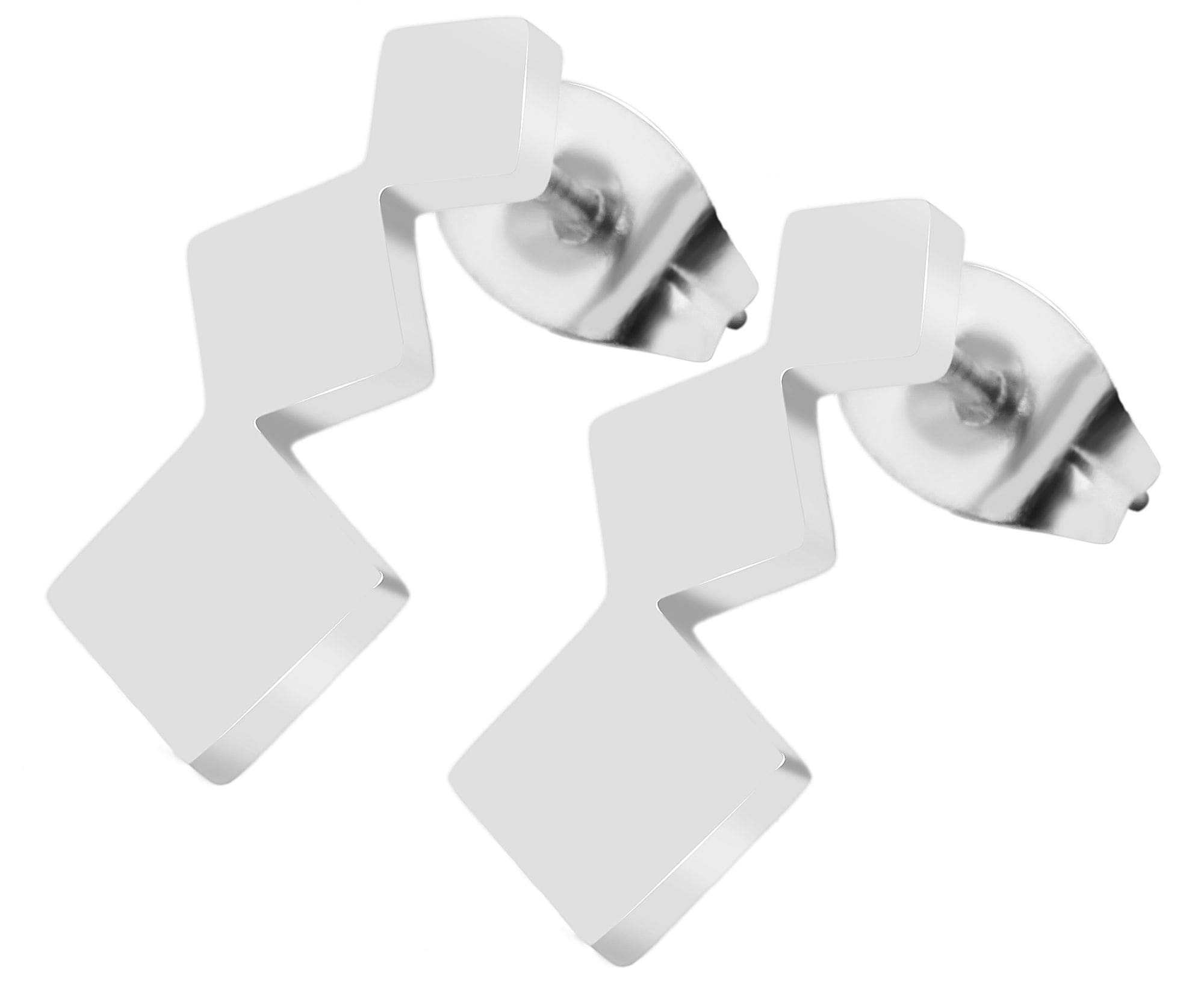 Adelia´s Paar Ohrstecker »Damen Ohrringe ¿ Ohrstecker aus Edelstahl«