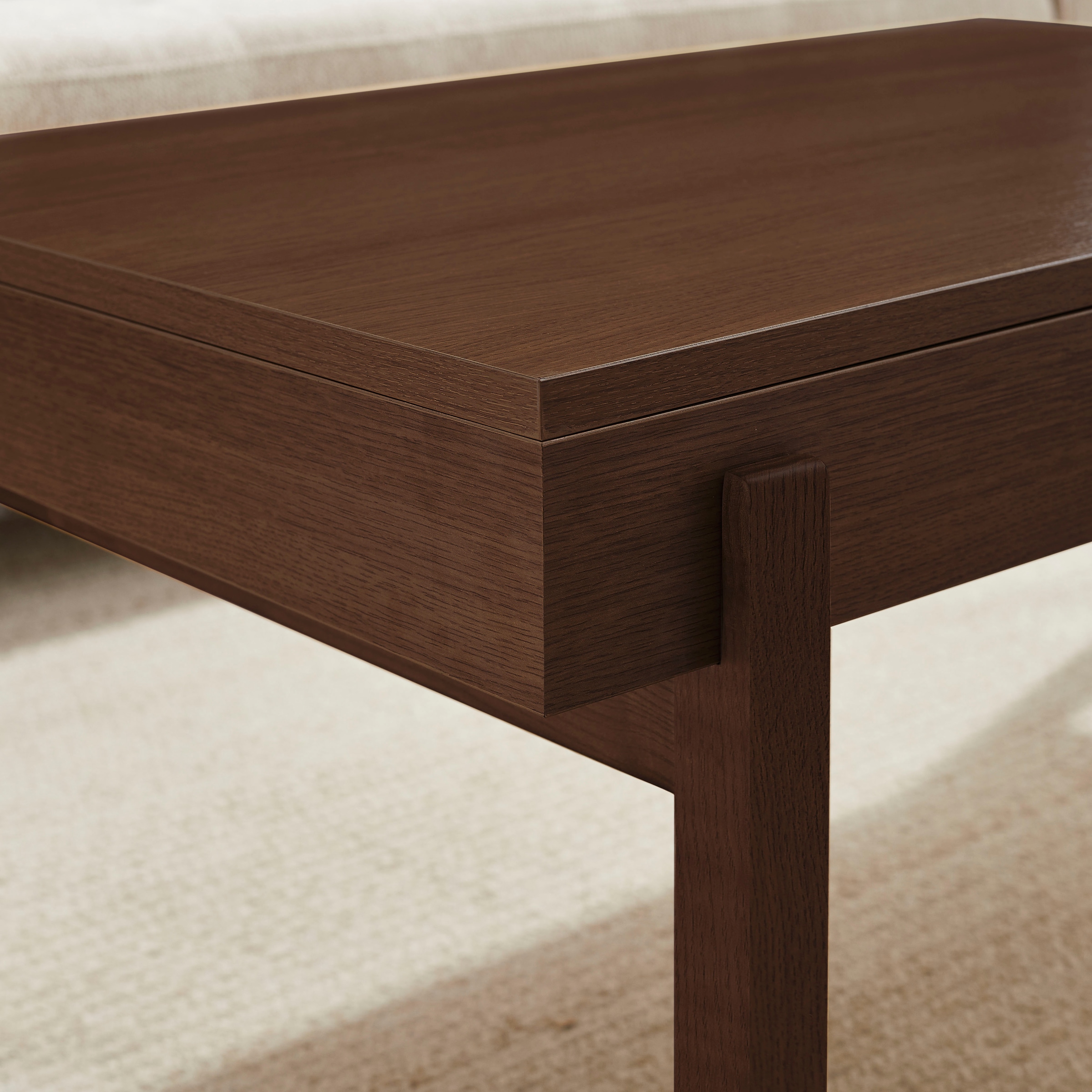 OTTO home Couchtisch »Norwin« Melaminoberfläche und robustes Gestell aus Eschenholz