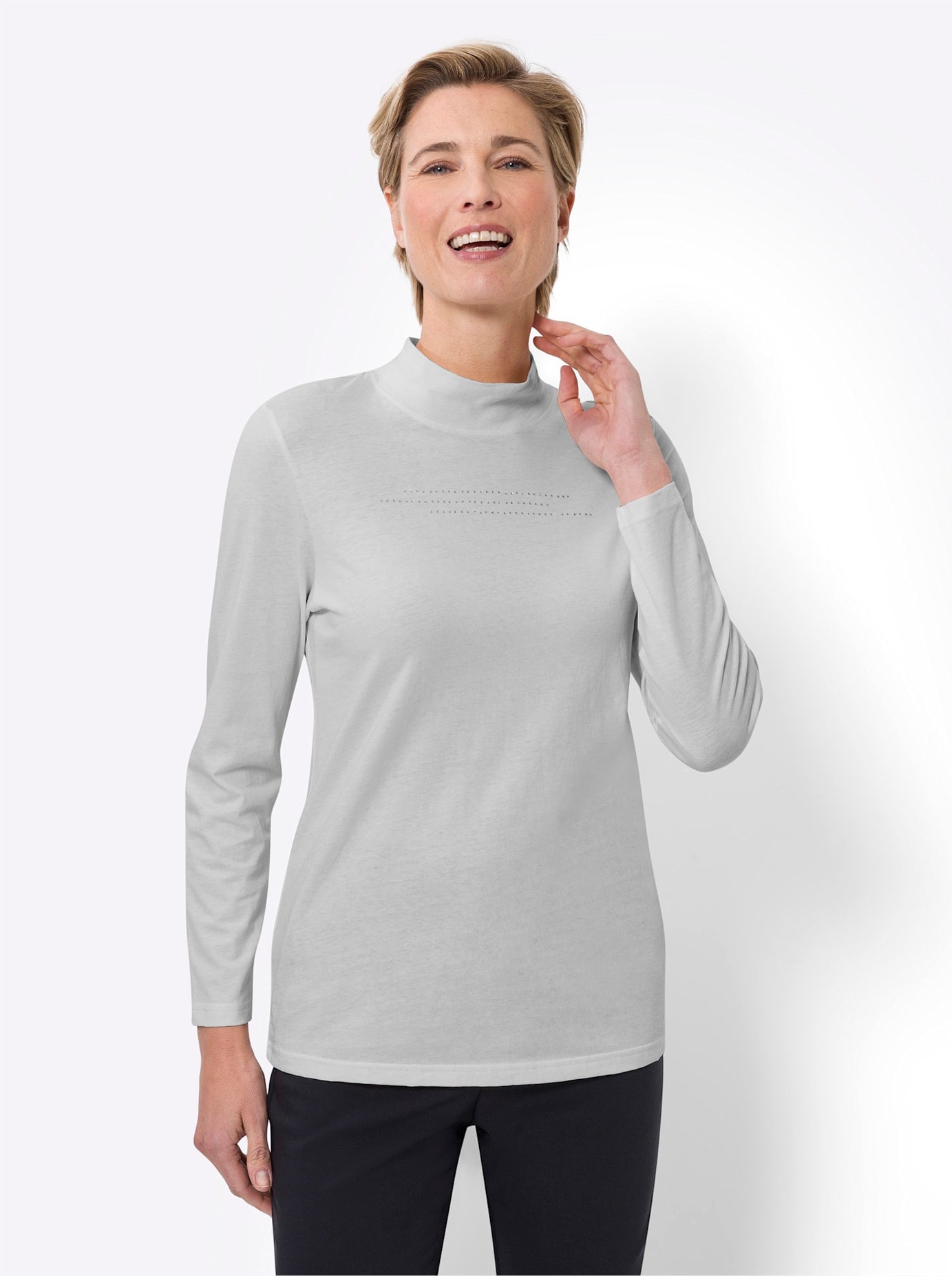 Classic Basics Stehkragenshirt »Stehkragen-Shirt«, (1 tlg.)