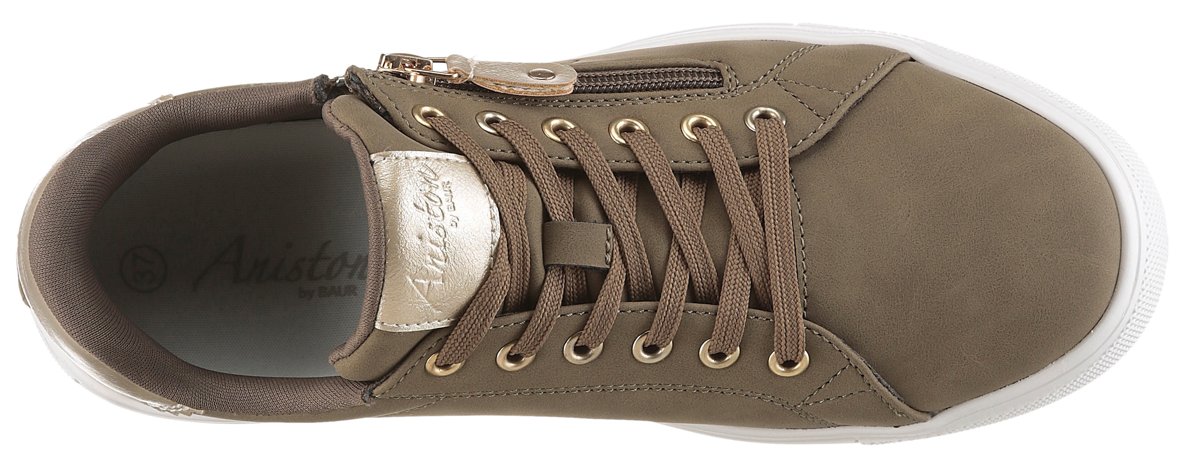 Aniston SHOES Sneaker  Schnürschuh, Freizeitschuh mit Reißverschluss - NEUE KOLLEKTION