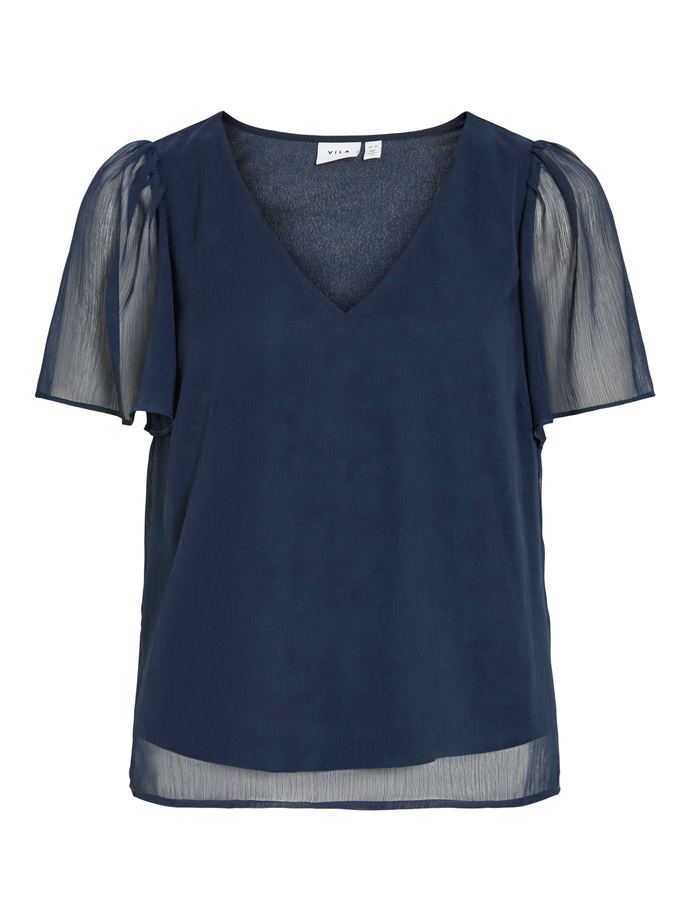 Vila T-Shirt »VIFALIA V-NECK S/S TOP - NOOS«