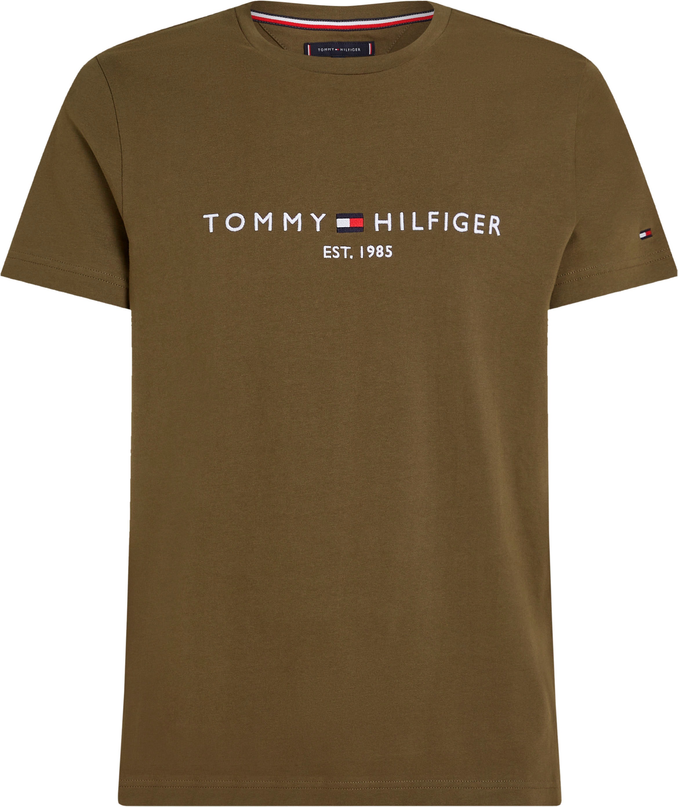 Tommy Hilfiger T-Shirt »TOMMY LOGO TEE«, aus reiner, nachhaltiger Baumwolle