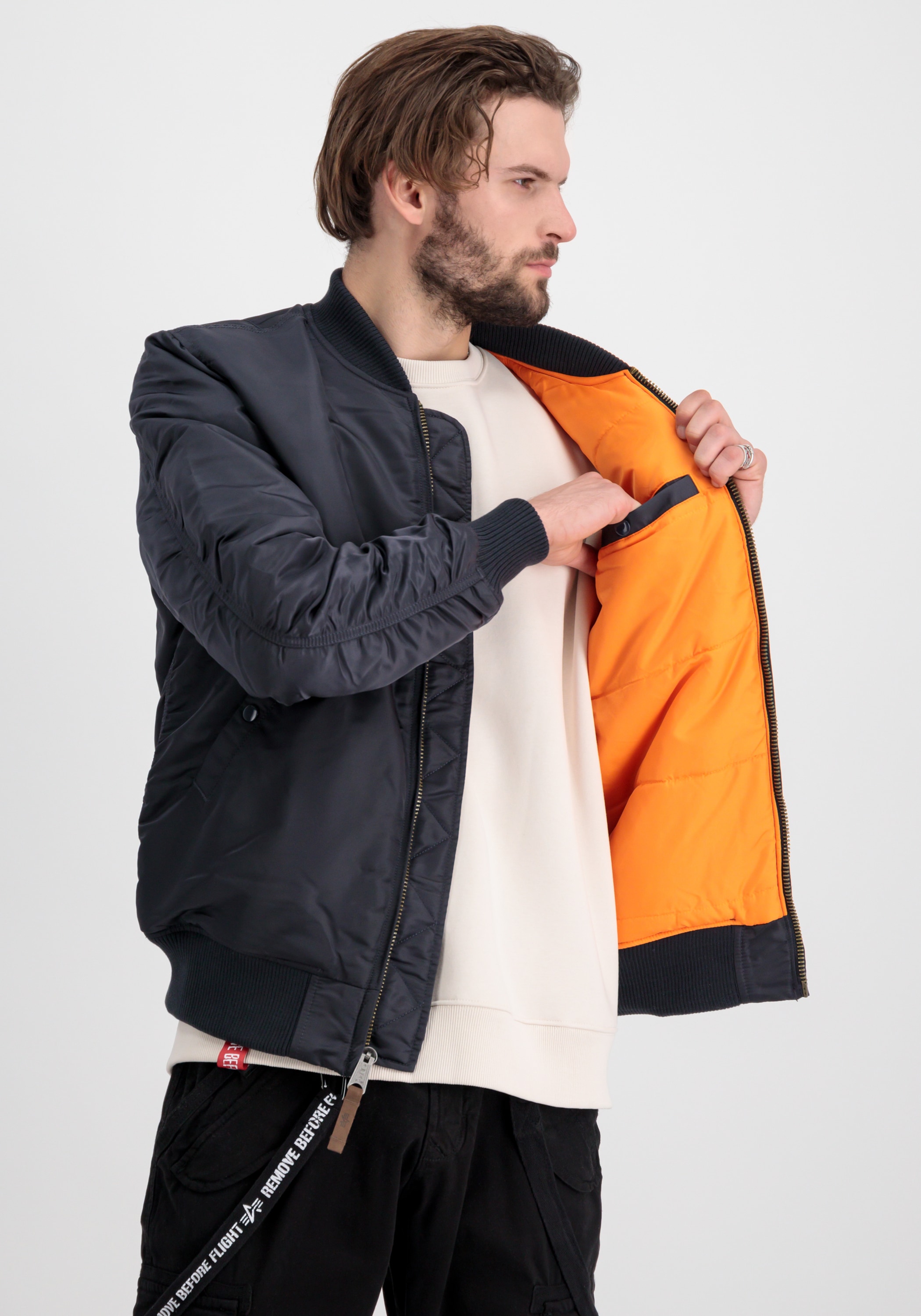 Alpha Industries Bomberjacke »Alpha Industries Men - Bomber Jackets MA-1 VF 59 Long«
