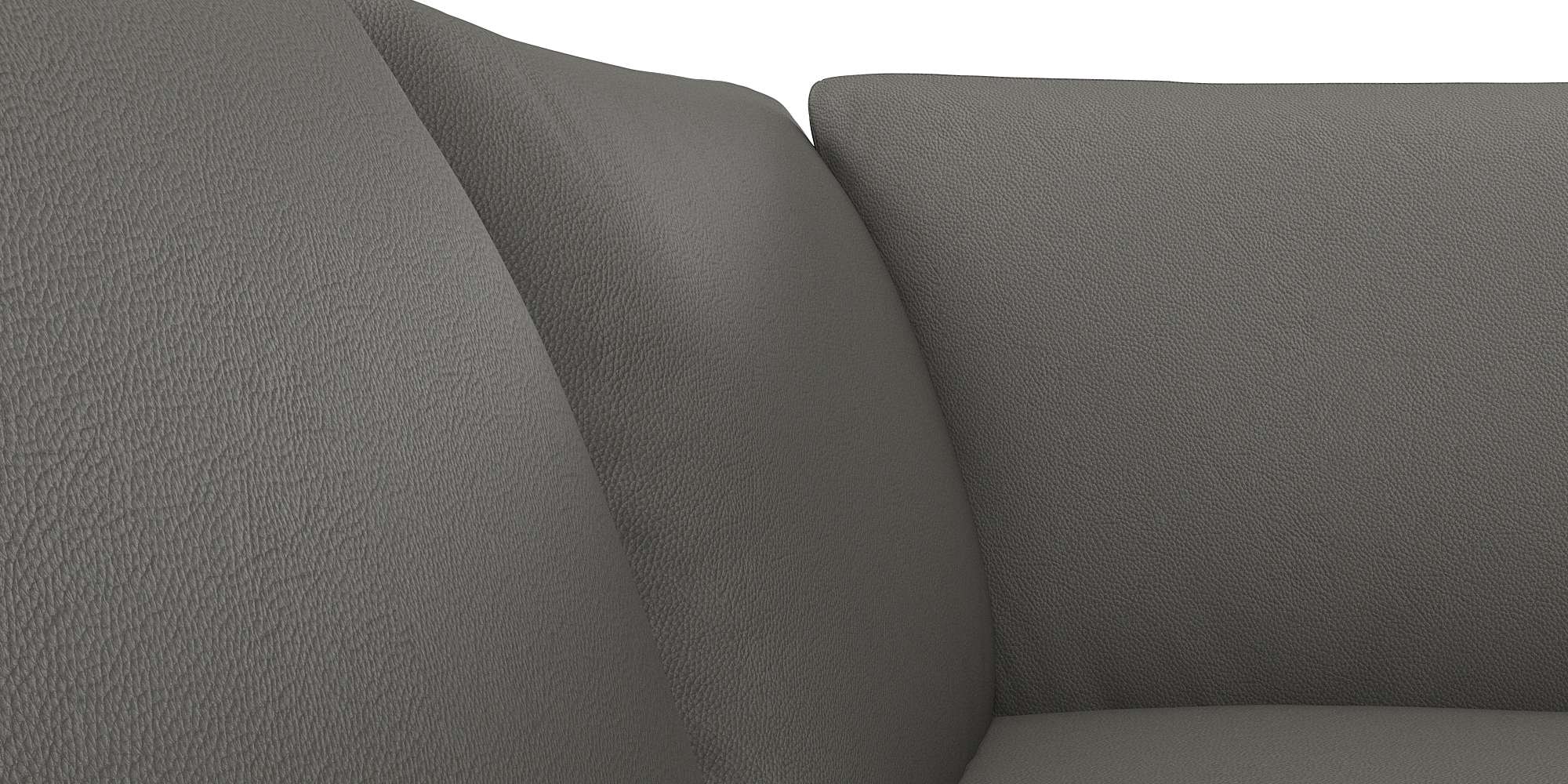 FLEXLUX Ecksofa »Fiore, Sitzaufbau mit hochwertigem Kaltschaum für mehr Sitzkomfort«, breite Armlehnen, L-Form, Füße Alu/Eiche