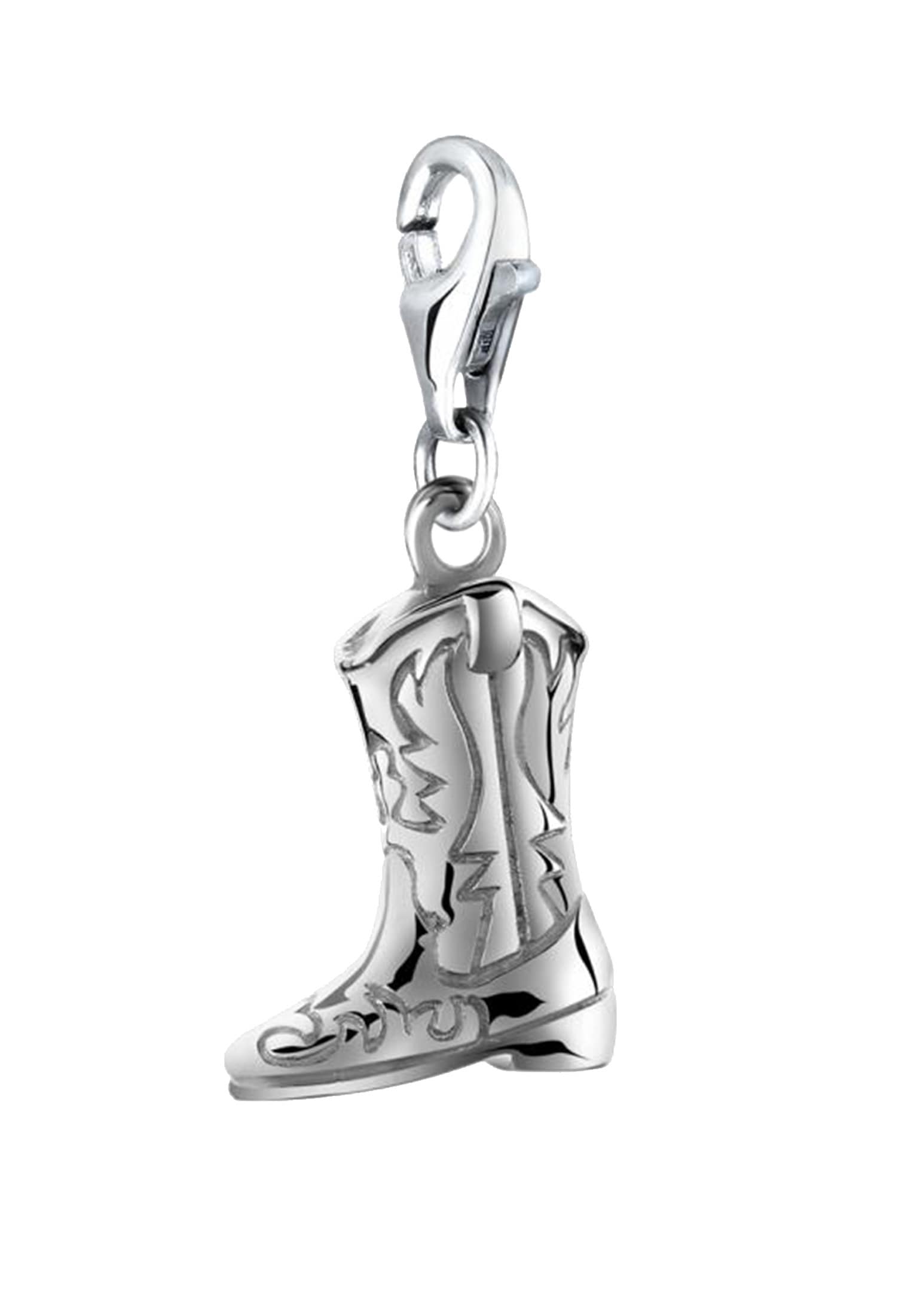 Nenalina Charm-Einhänger »Charm Anhänger Westernstiefel Cowboy Boots 925 Silber«