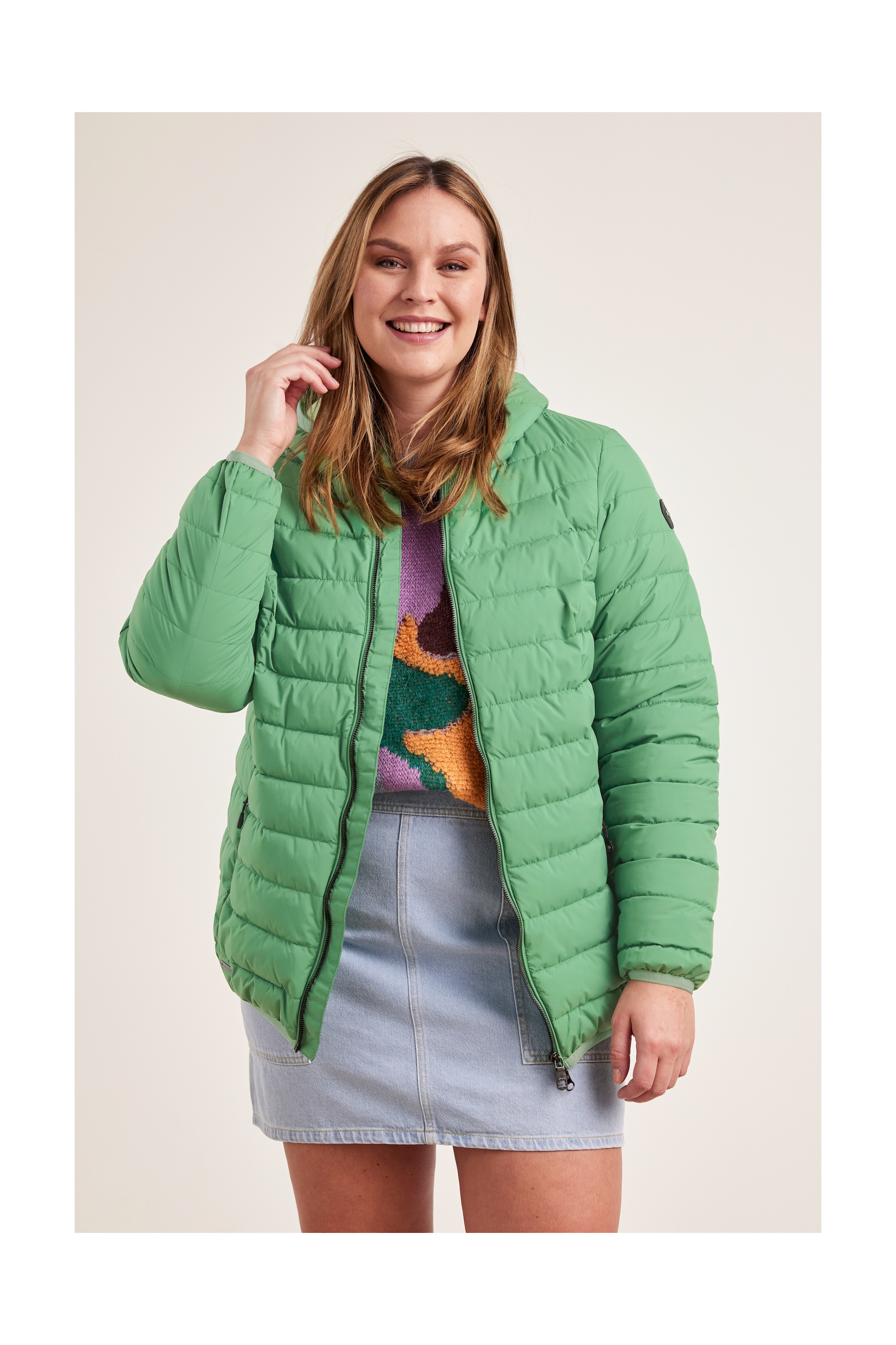 STOY Steppjacke »STS 3 WMN QLTD JCKT«, atmungsaktive, wasserabweisende Damen Steppjacke in großen Größen