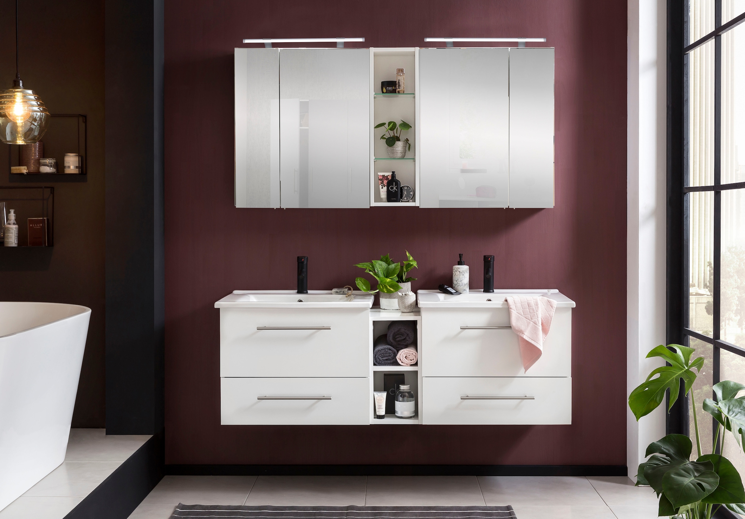 Schildmeyer Spiegelschrank »Dorina, Spiegelschrank, Made in Germany, B: 60 cm« Solide Verarbeitung - Dieses Produkt ist in Deutschland gefertigt