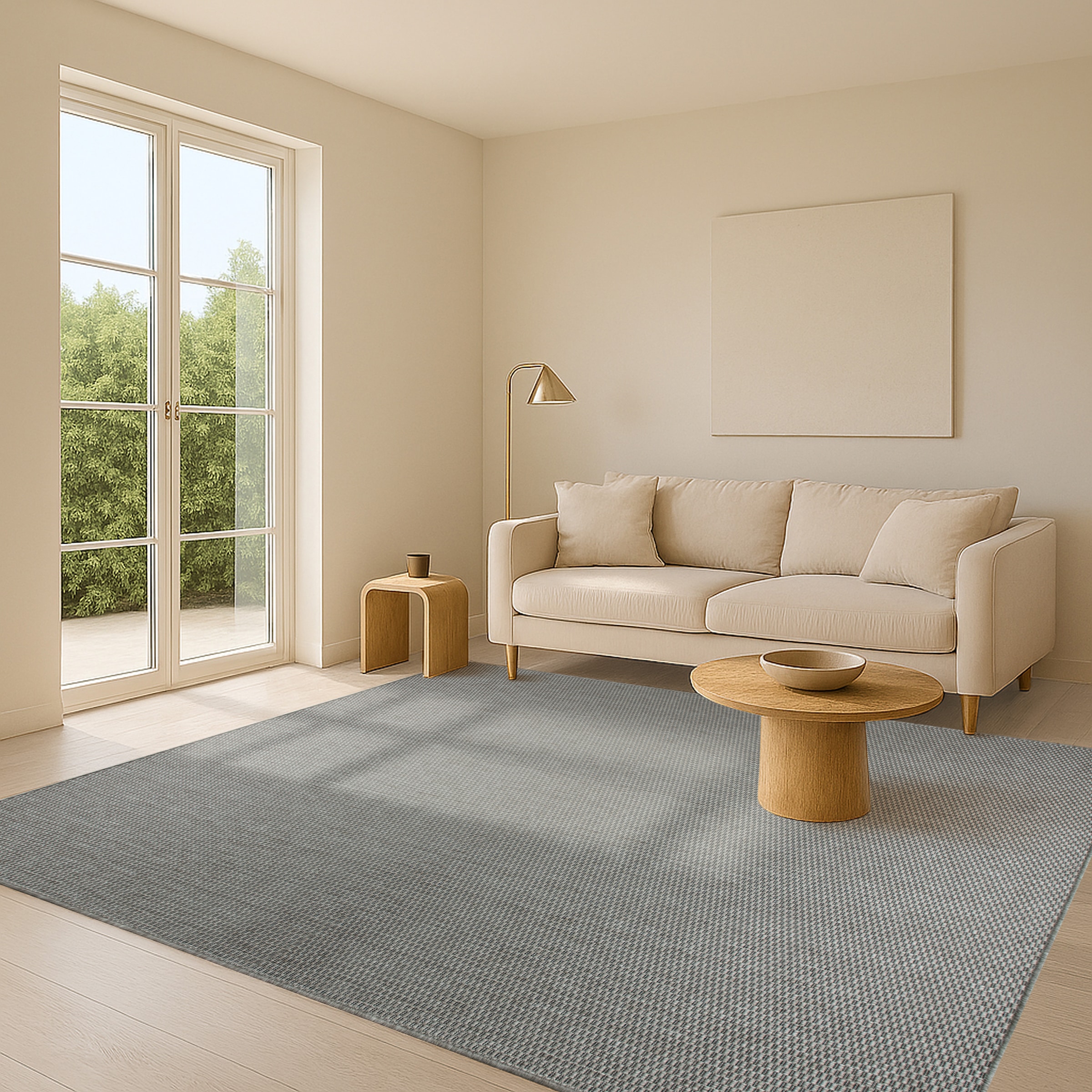 my home Teppich »Venedig auch als Läufer erhältlich«, rechteckig, 4 mm Höhe, In- und Outdoor geeignet, Sisal-Optik, Wetterfest & UV-beständig