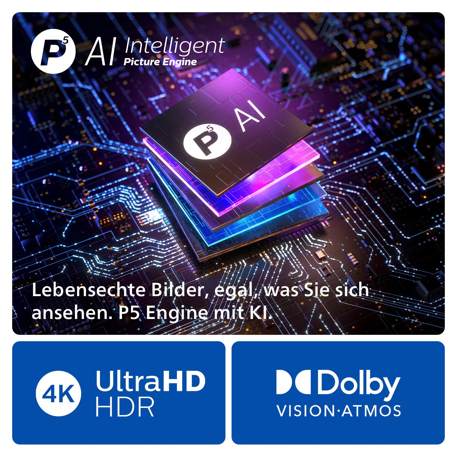 Philips OLED-Fernseher »55OLED759/12«, 4K Ultra HD, Smart-TV