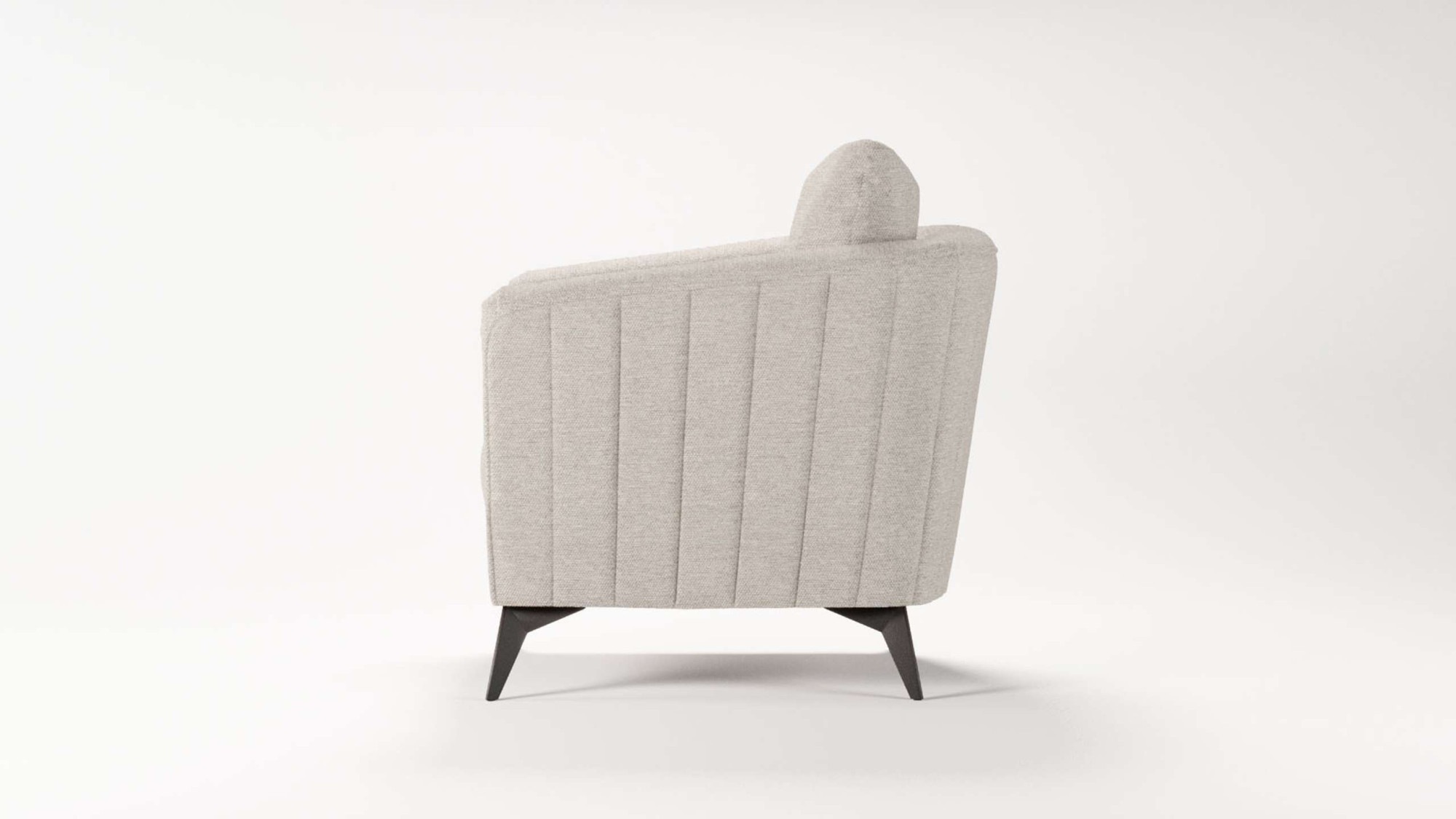 Places of Style Cocktailsessel »MATTHEW Sessel, Maße B/T/H: 83/85/88 cm«, modern, mit Rückenkissen